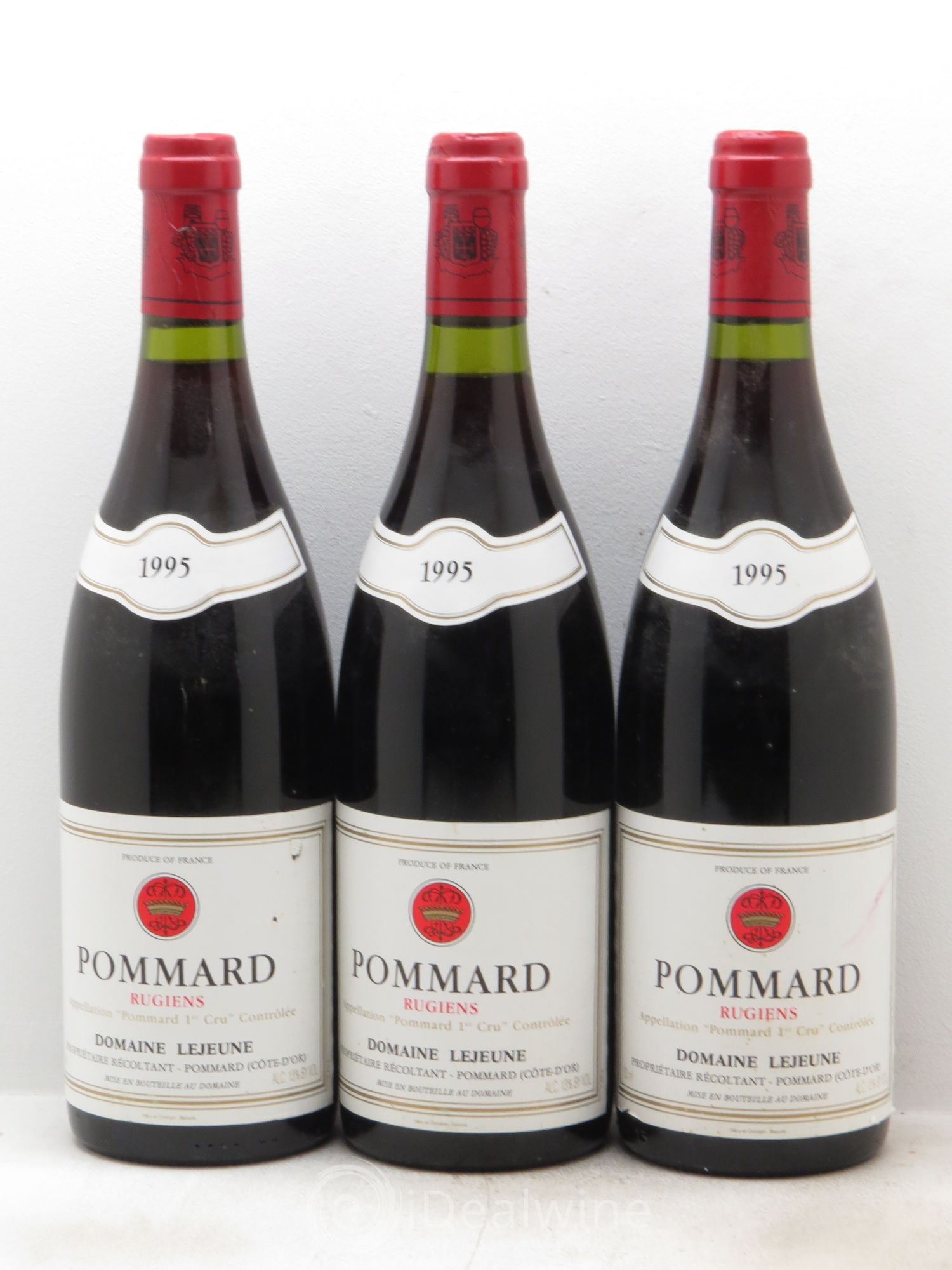 Pommard 1er Cru 1995 - Lot de 3 bouteilles - 0