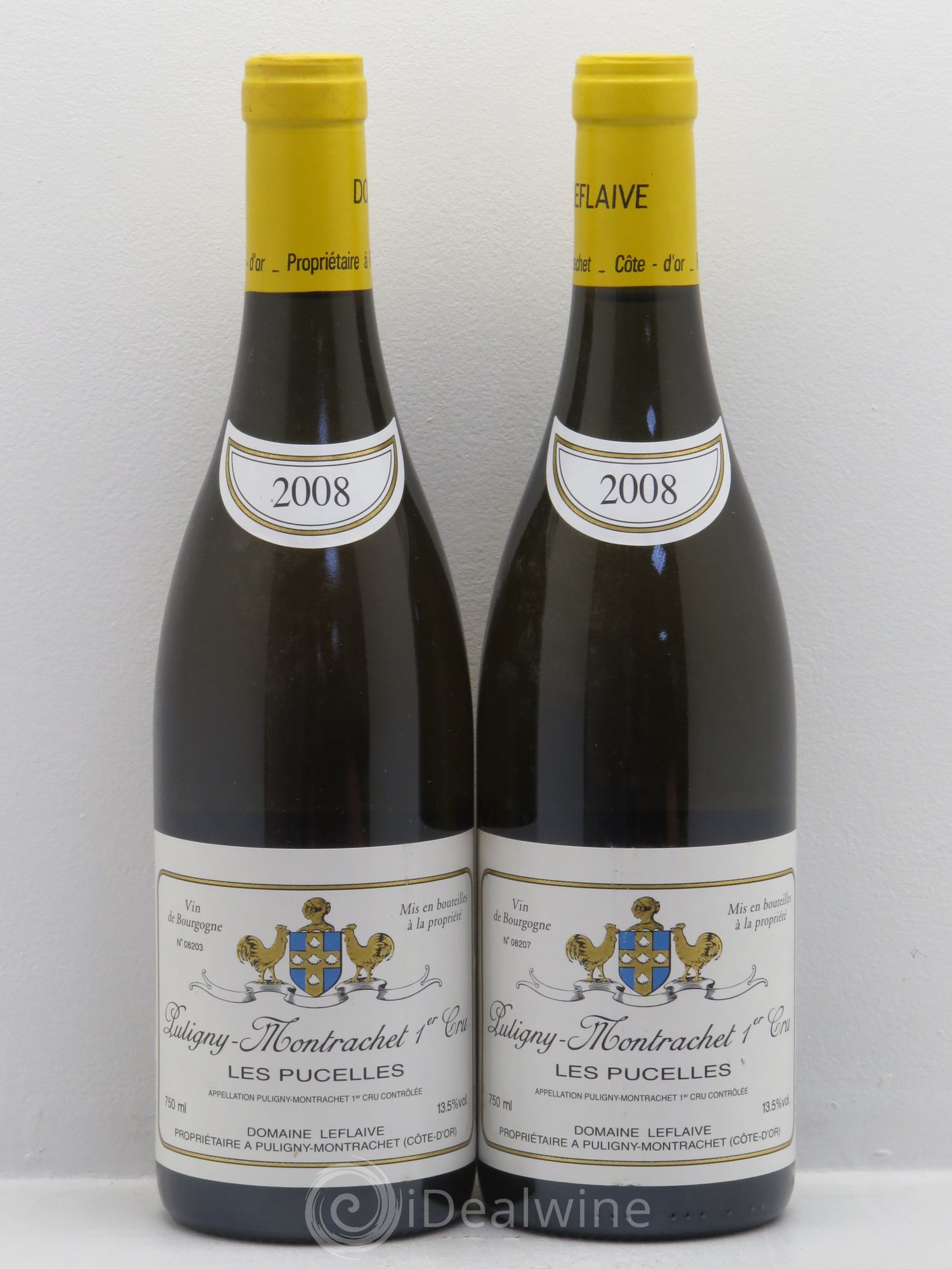 Puligny-Montrachet 1er Cru Les Pucelles Leflaive (Domaine) 2008 - Lot de 2 bouteilles - 0