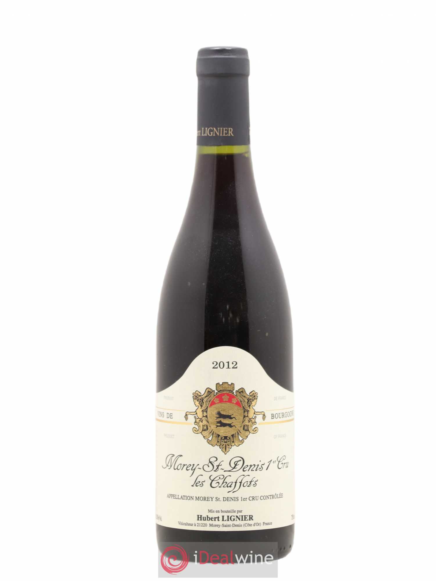 Morey-Saint-Denis 1er Cru Les Chaffots Hubert Lignier (Domaine) 2012 - Lot de 1 bouteille - 0