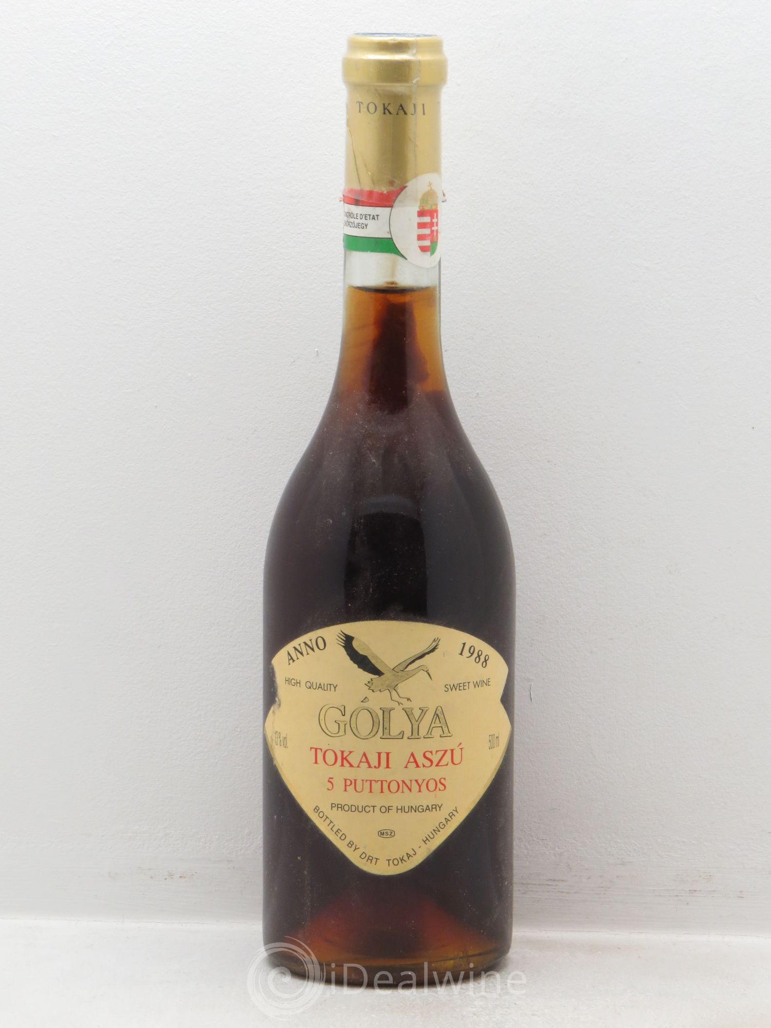 Tokaji 5 Puttonyos Golya (50cl) 1988 - Posten von 1 Flasche - 0