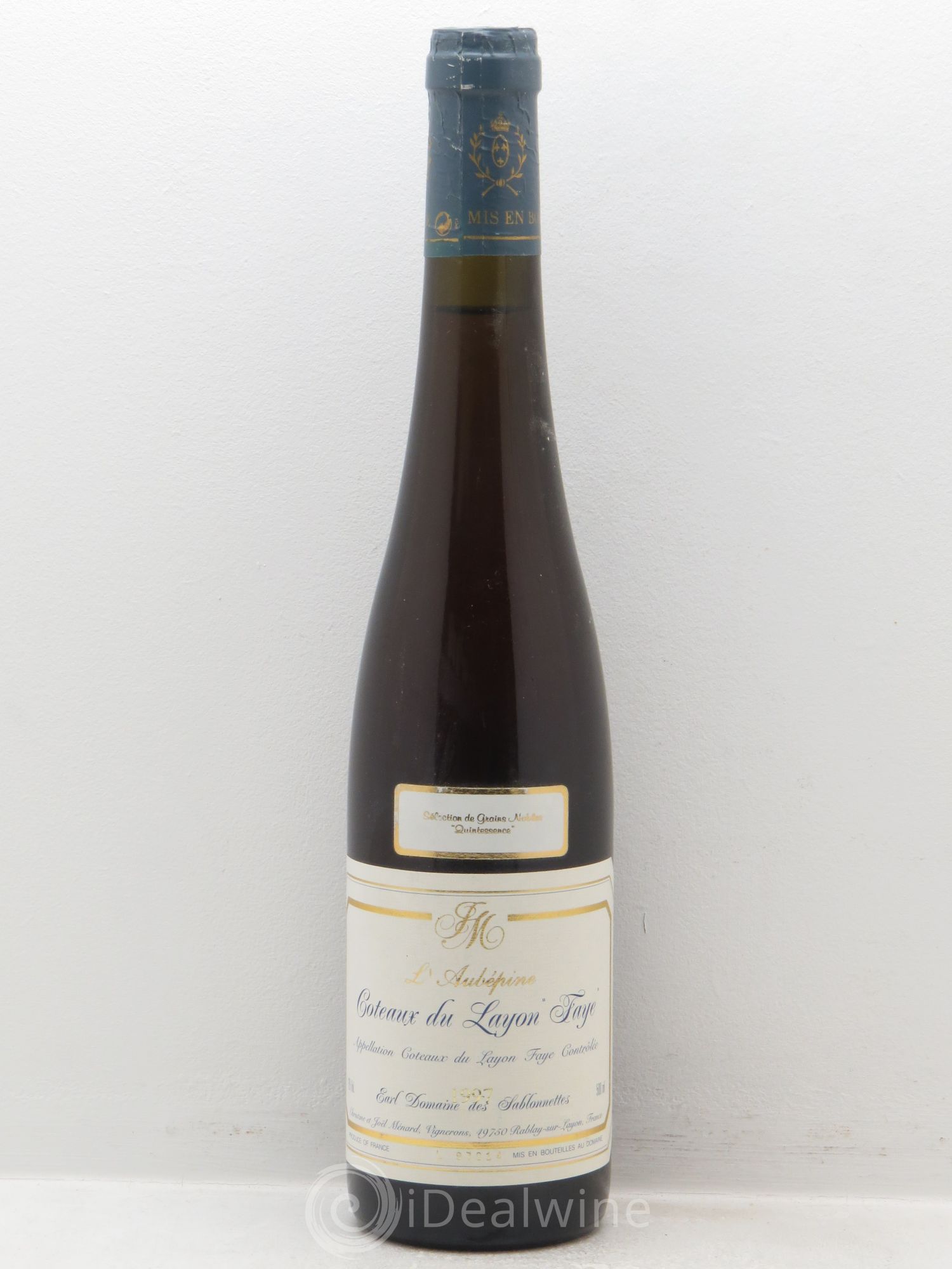 Coteaux du Layon Faye Aubépine SGN (50cl) 1997 - Lotto di 1 bottiglia - 0