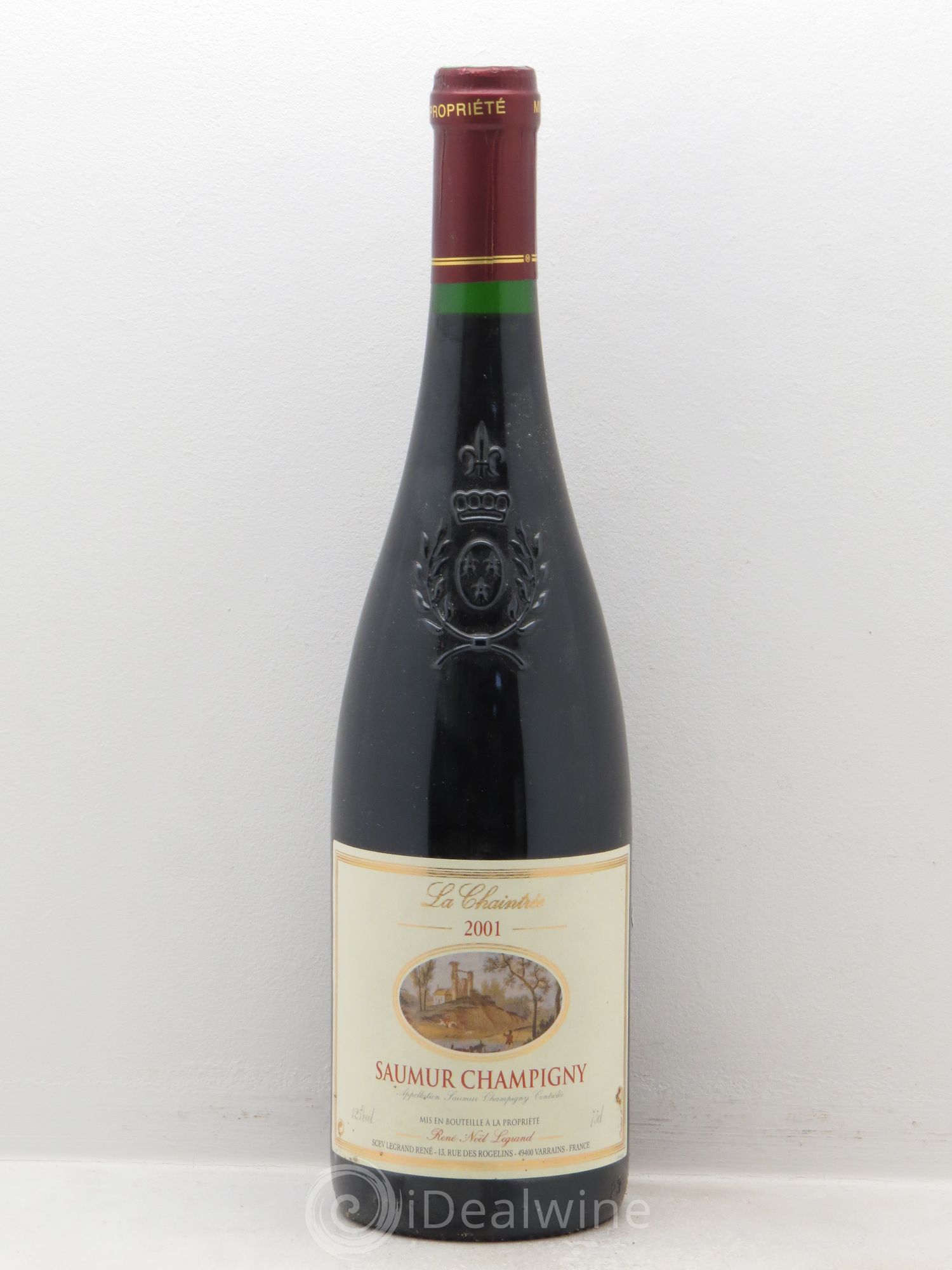 Saumur-Champigny Domaine René Legrand la Chaintrée (sans prix de réserve) 2001 - Posten von 1 Flasche - 0