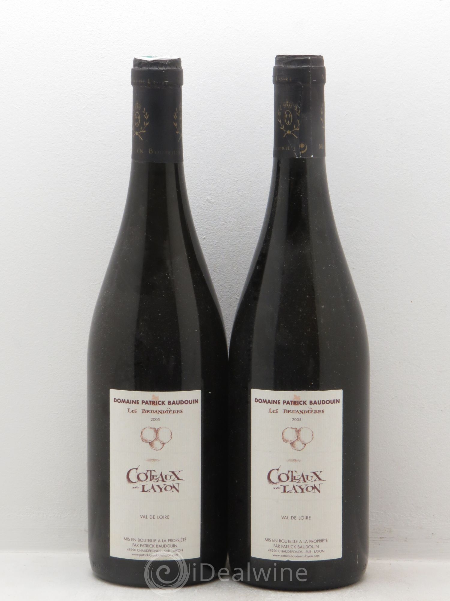 Coteaux du Layon Bruandières 2005 - Lotto di 2 bottiglie - 0