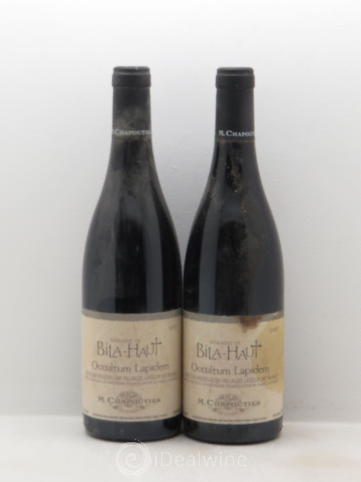 Côtes du Roussillon Bila-Haut Occultum Chapoutier (sans prix de réserve) 2007 - Posten von 2 Flaschen - 0
