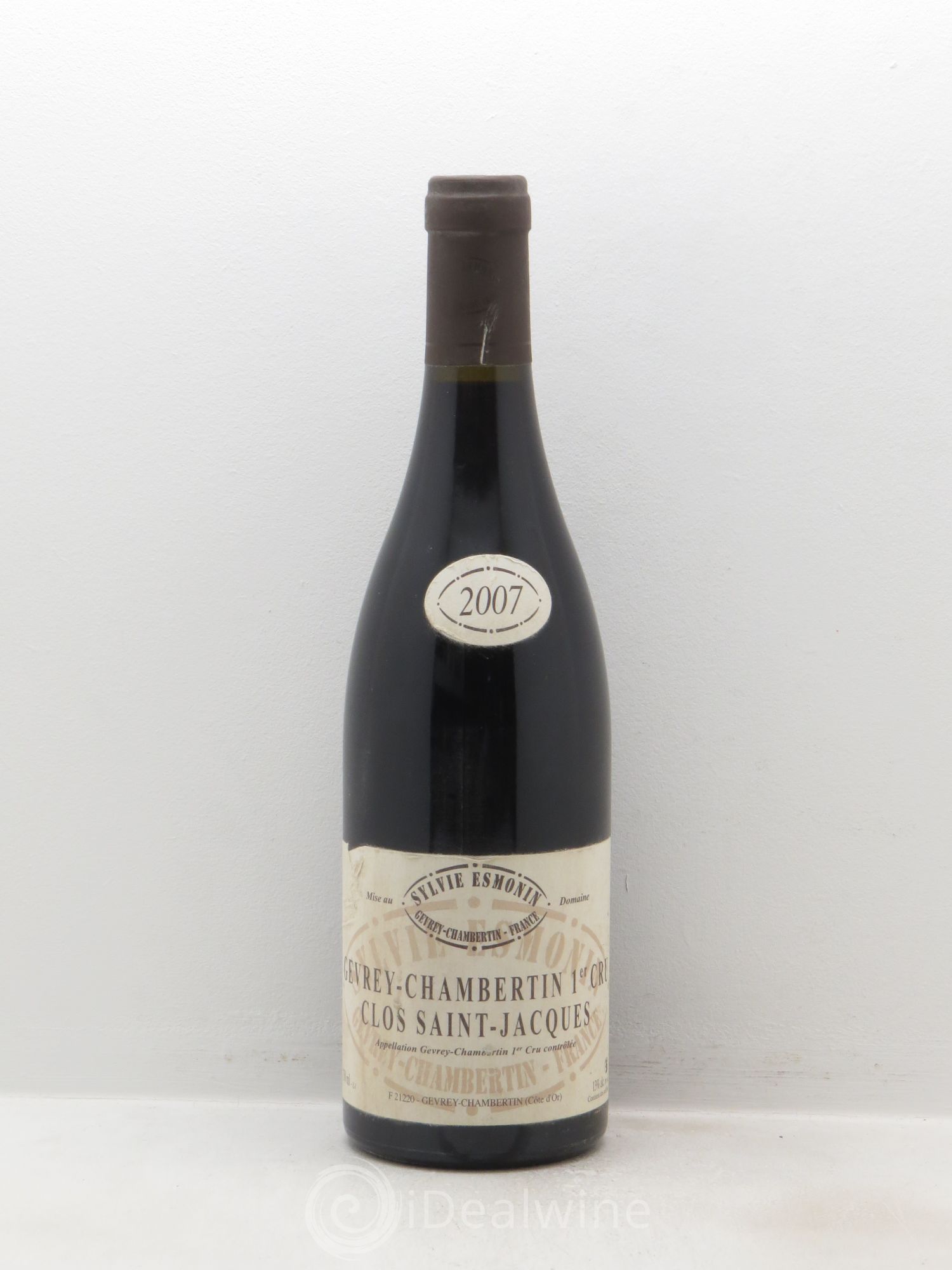 Gevrey-Chambertin 1er Cru Clos Saint Jacques Sylvie Esmonin 2007 - Lot de 1 bouteille - 0