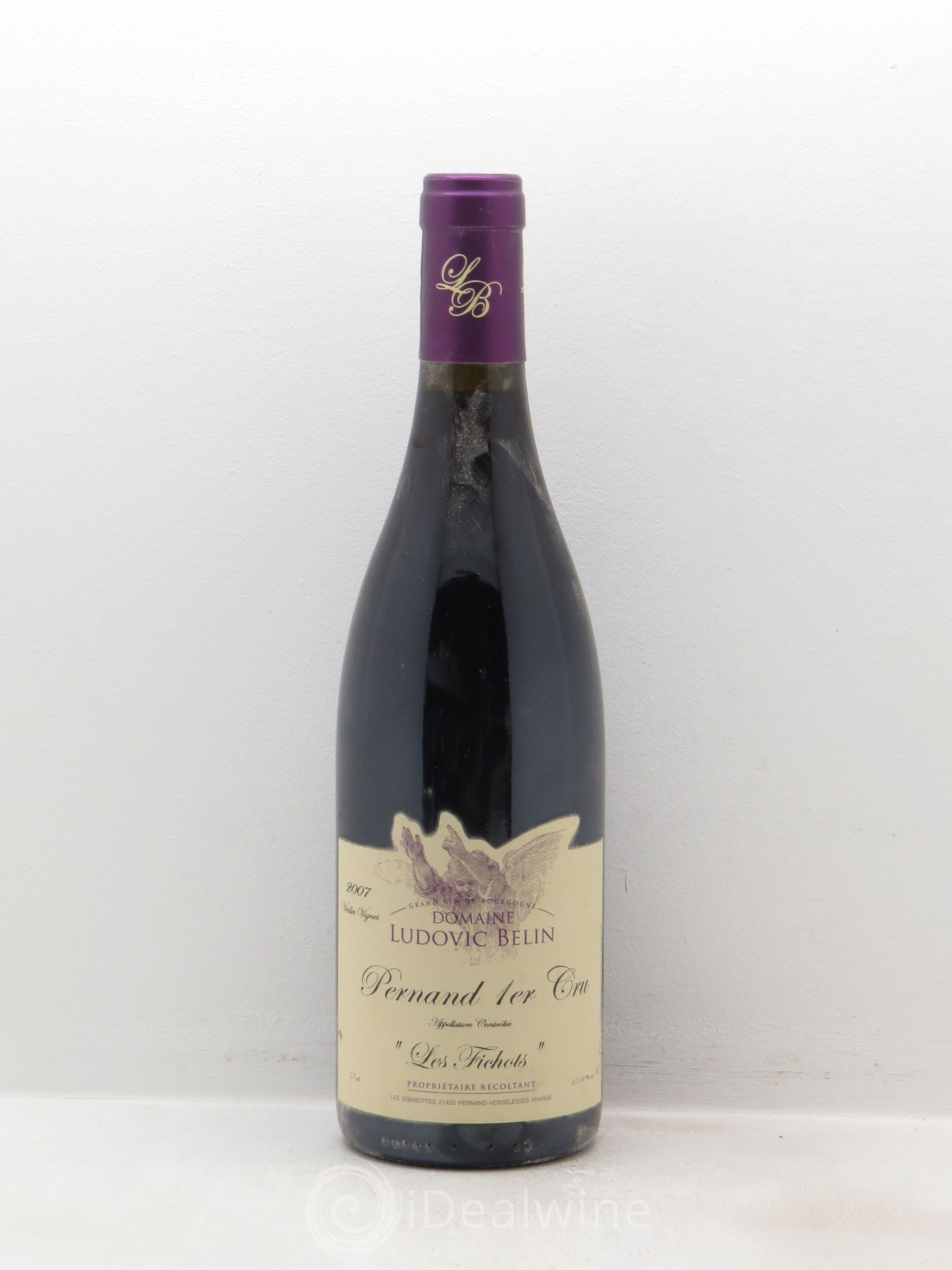 Pernand-Vergelesses 1er Cru Ludovic Belin Vieilles Vignes (sans prix de réserve) 2007 - Posten von 1 Flasche - 0