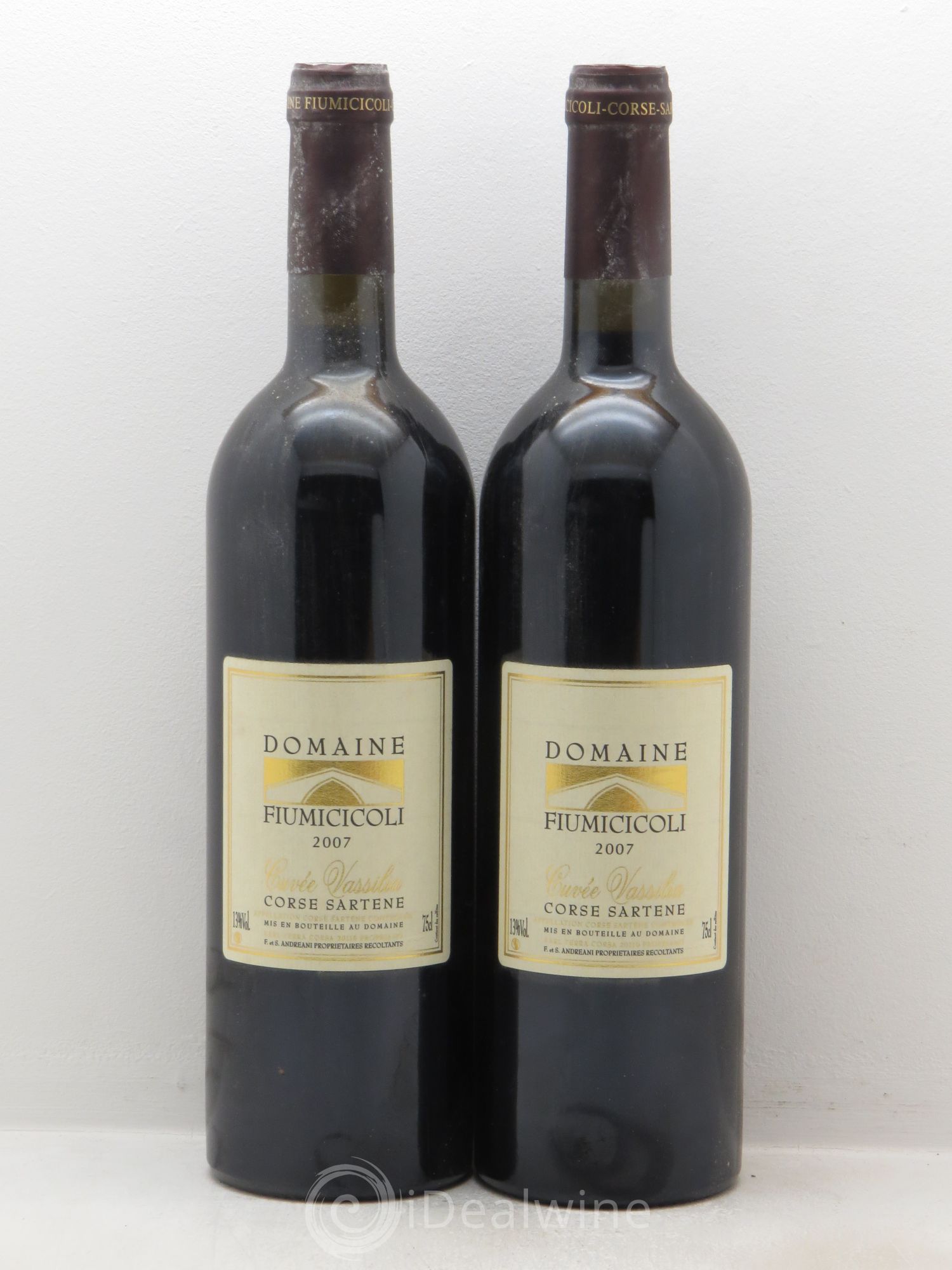 Vin de Corse Fiumicicoli Cuvée Vassilia 2007 - Lotto di 2 bottiglie - 0