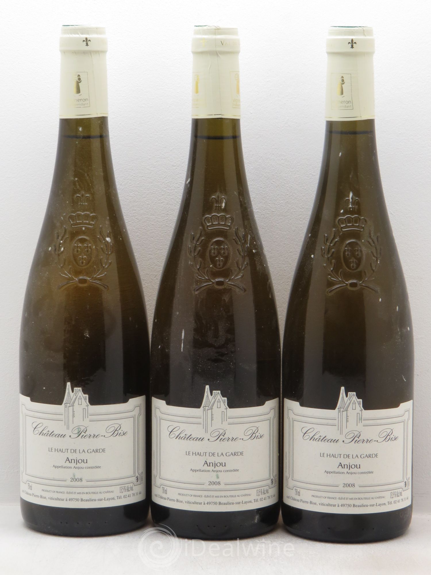 Anjou Château Pierre Bise le Haut de la Garde (sans prix de réserve) 2008 - Posten von 3 Flaschen - 0