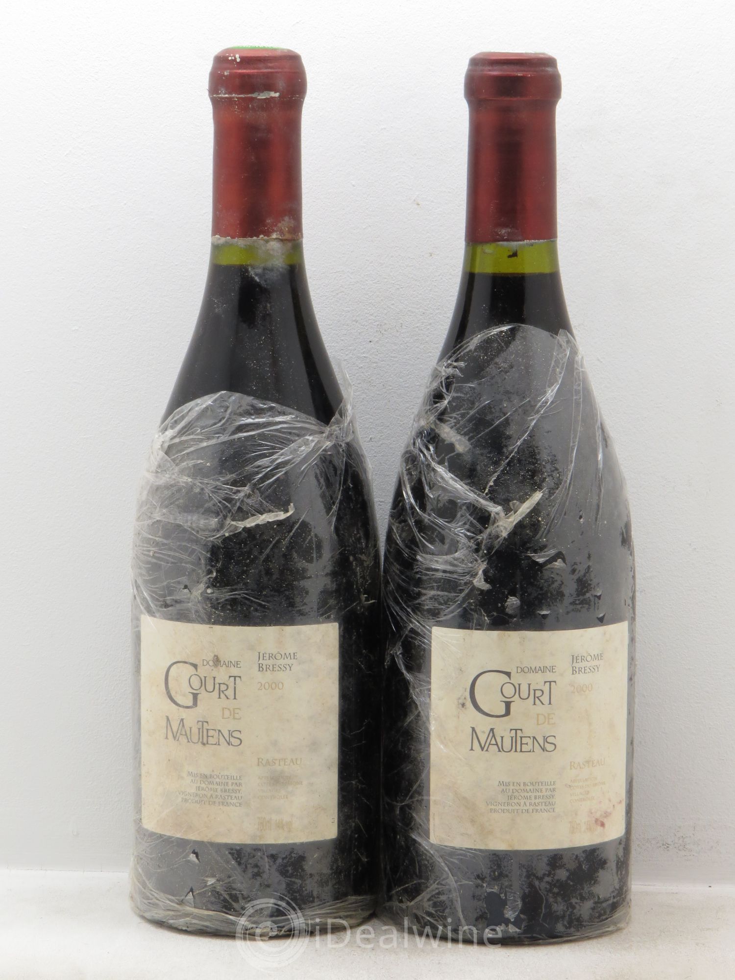 Rasteau Domaine Gourt de Mautens - Jérôme Bressy (sans prix de réserve-no reserve) 2000 - Posten von 2 Flaschen - 0