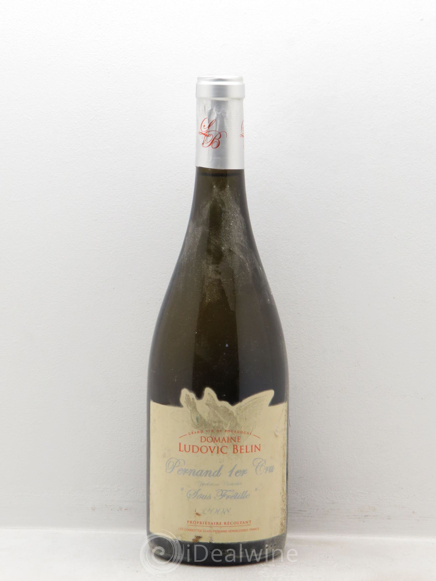 Pernand-Vergelesses 1er Cru Sous Frétille Ludovic Belin (sans prix de réserve) 2008 - Posten von 1 Flasche - 0