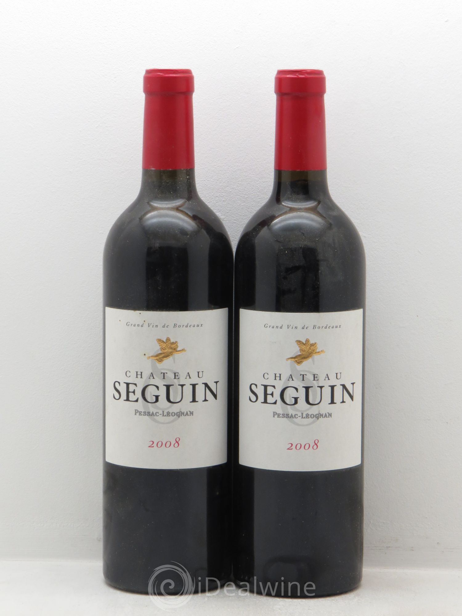 Pessac-Léognan Château Seguin 2008 - Lot de 2 bouteilles - 0