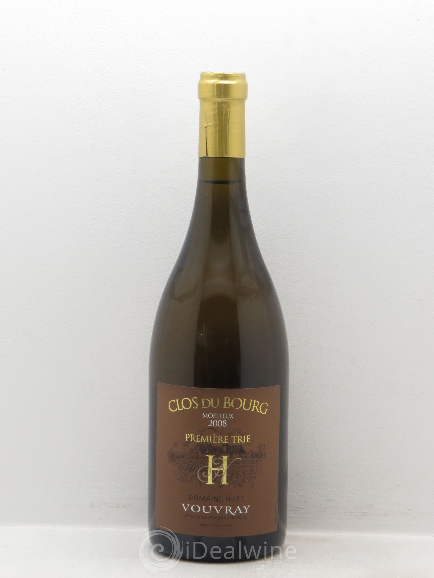 Vouvray Clos du Bourg Moelleux 1ère trie Domaine Huet 2008 - Lotto di 1 bottiglia - 0