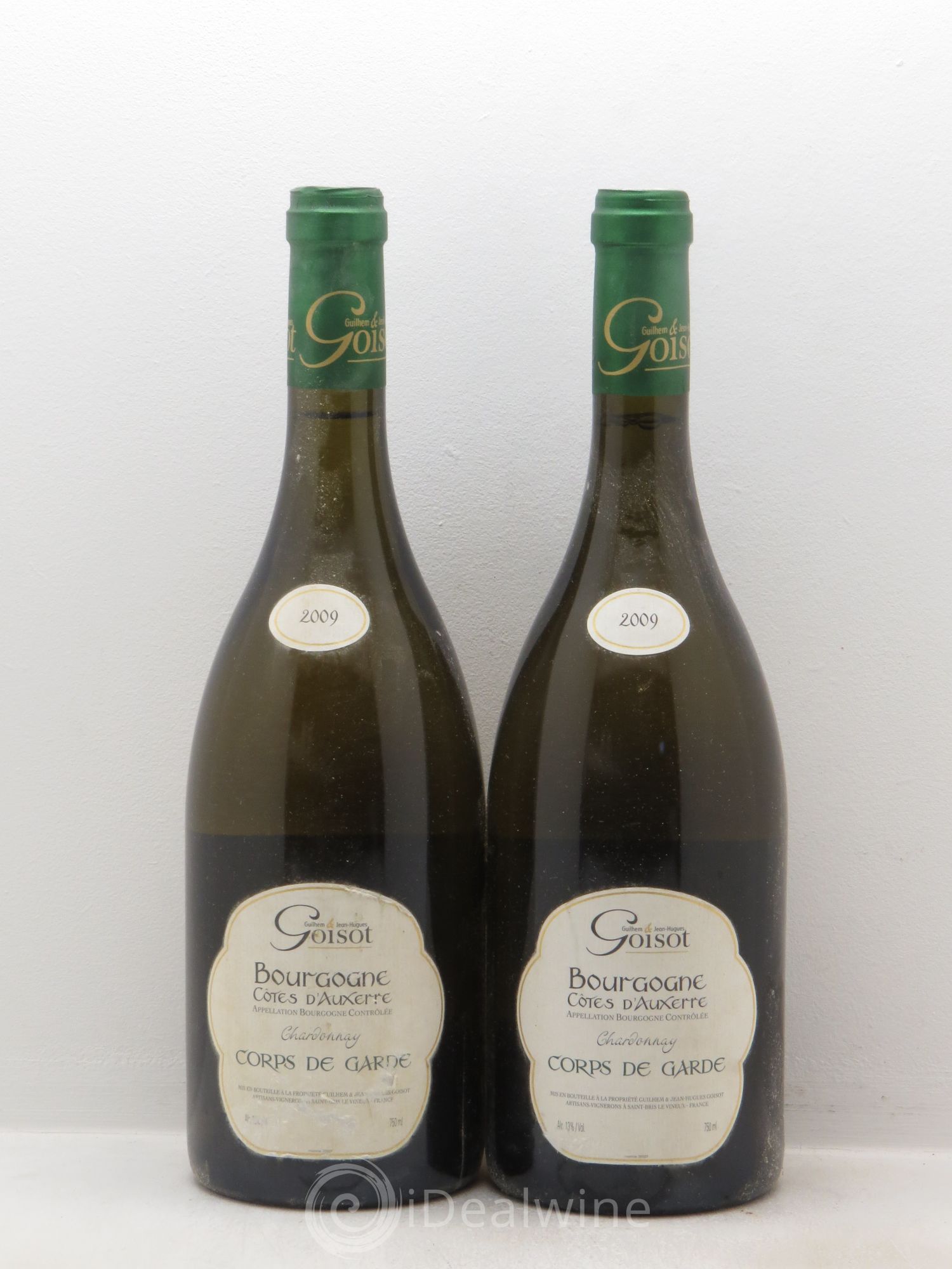 Bourgogne Côte d'Auxerre Corps de Garde Goisot 2009 - Posten von 2 Flaschen - 0