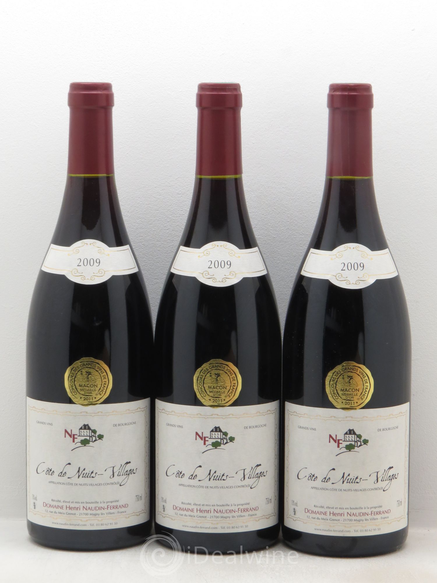 Côte de Nuits-Villages 2009 - Lot de 3 bouteilles - 0