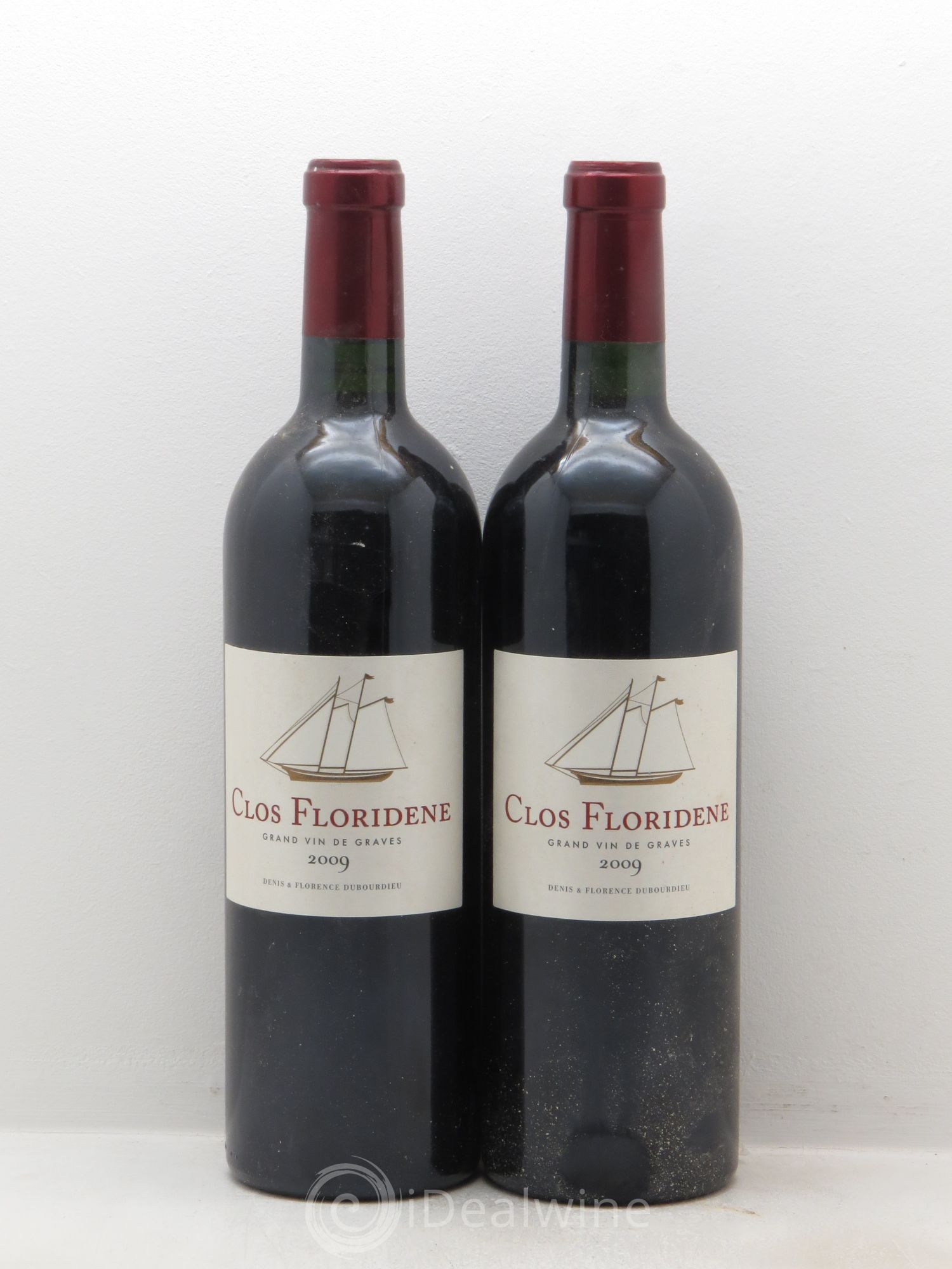 Clos Floridène 2009 - Posten von 2 Flaschen - 0