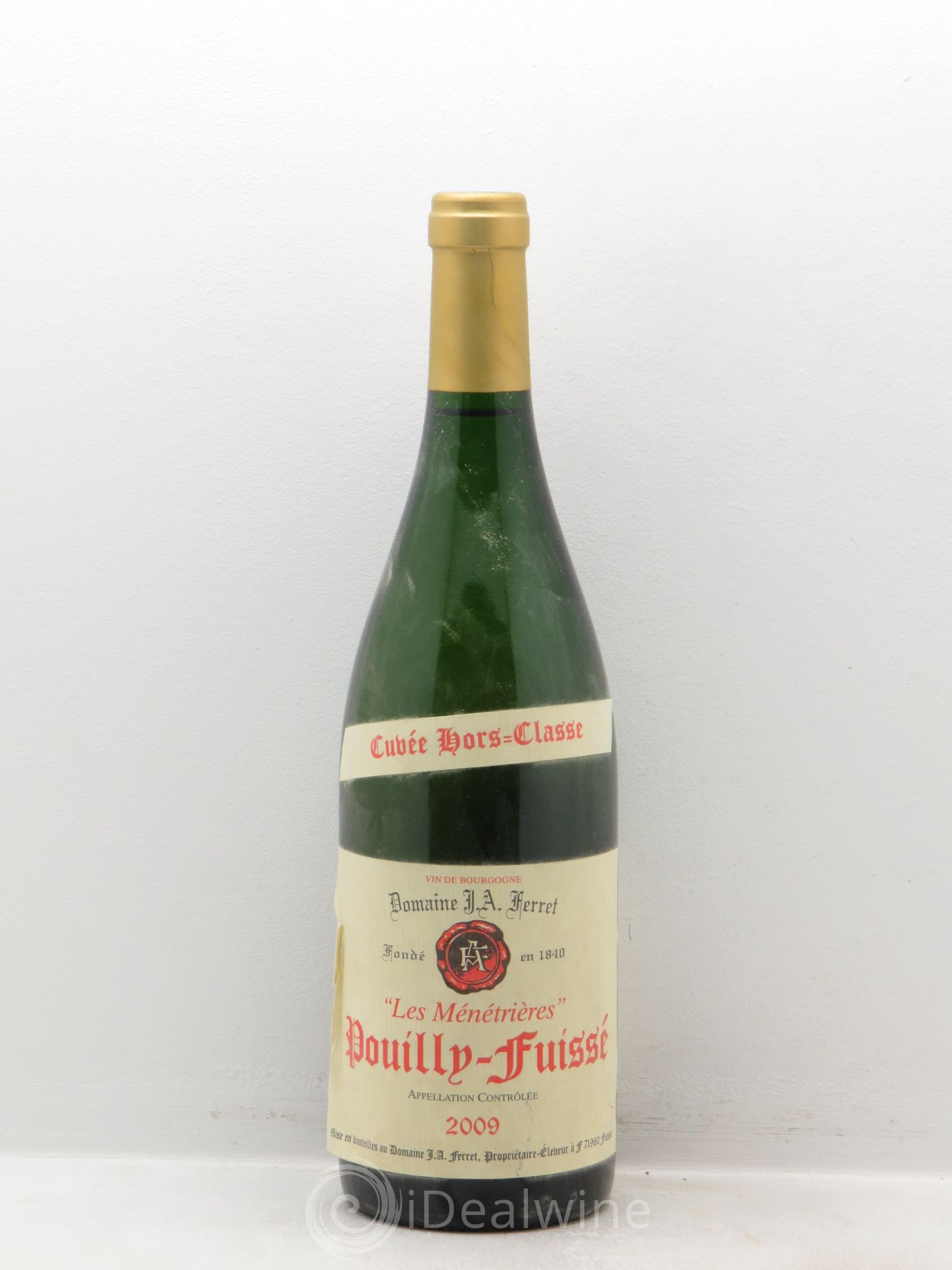 Pouilly-Fuissé les Menetrières Hors-Classe 2009 - Posten von 1 Flasche - 0