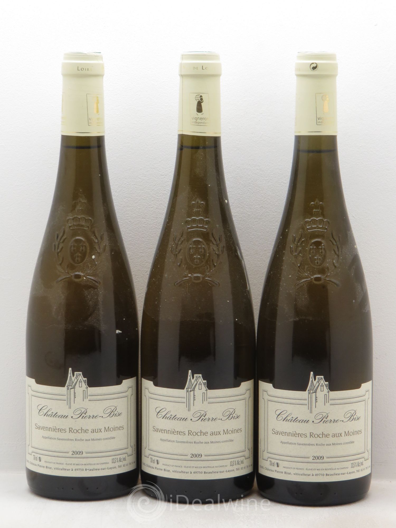 Savennières Roches aux Moines 2009 - Lot de 3 bouteilles - 0
