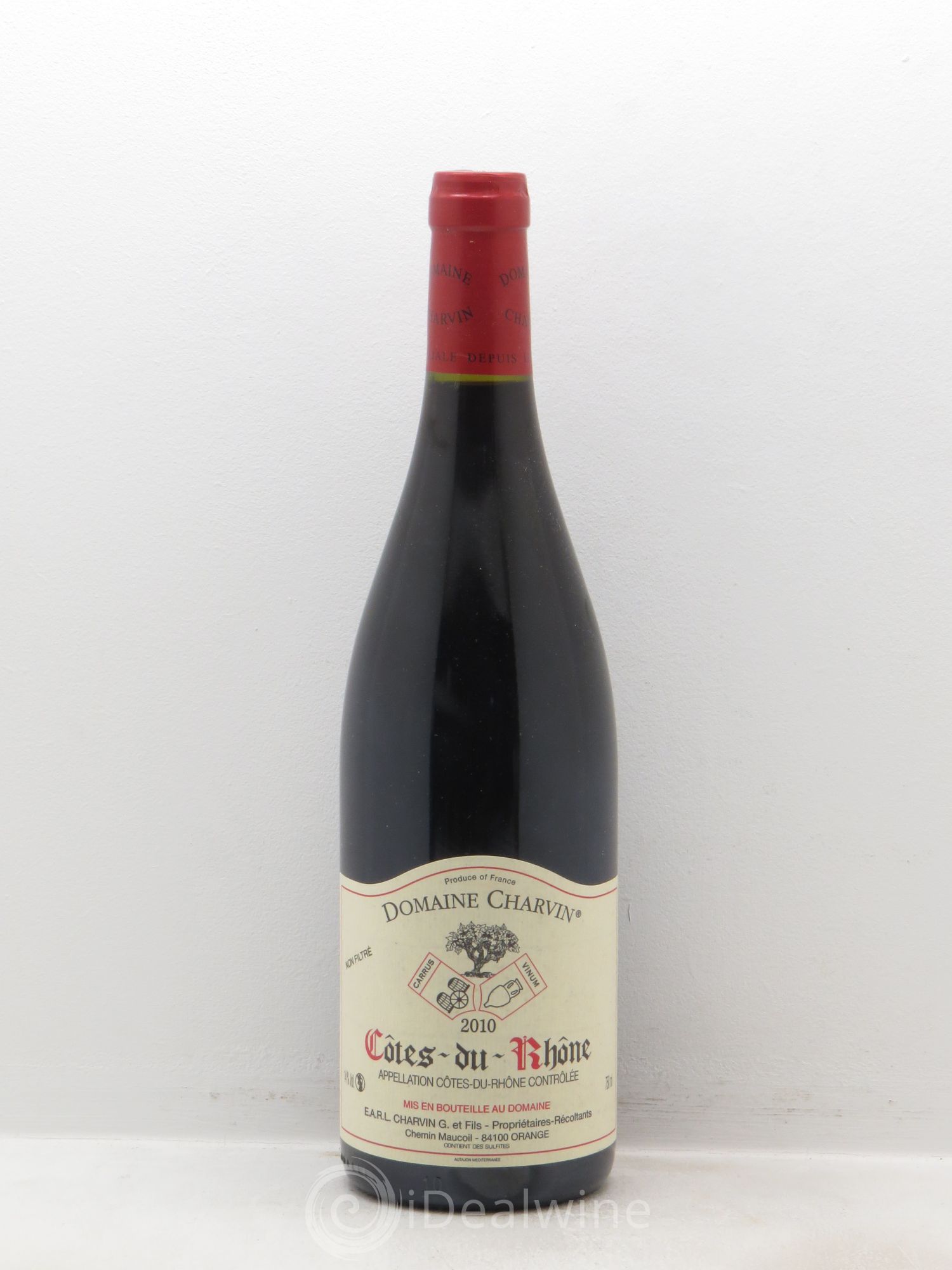 Côtes-du-Rhône Charvin (Domaine) (sans prix de réserve) 2010 - Posten von 1 Flasche - 0