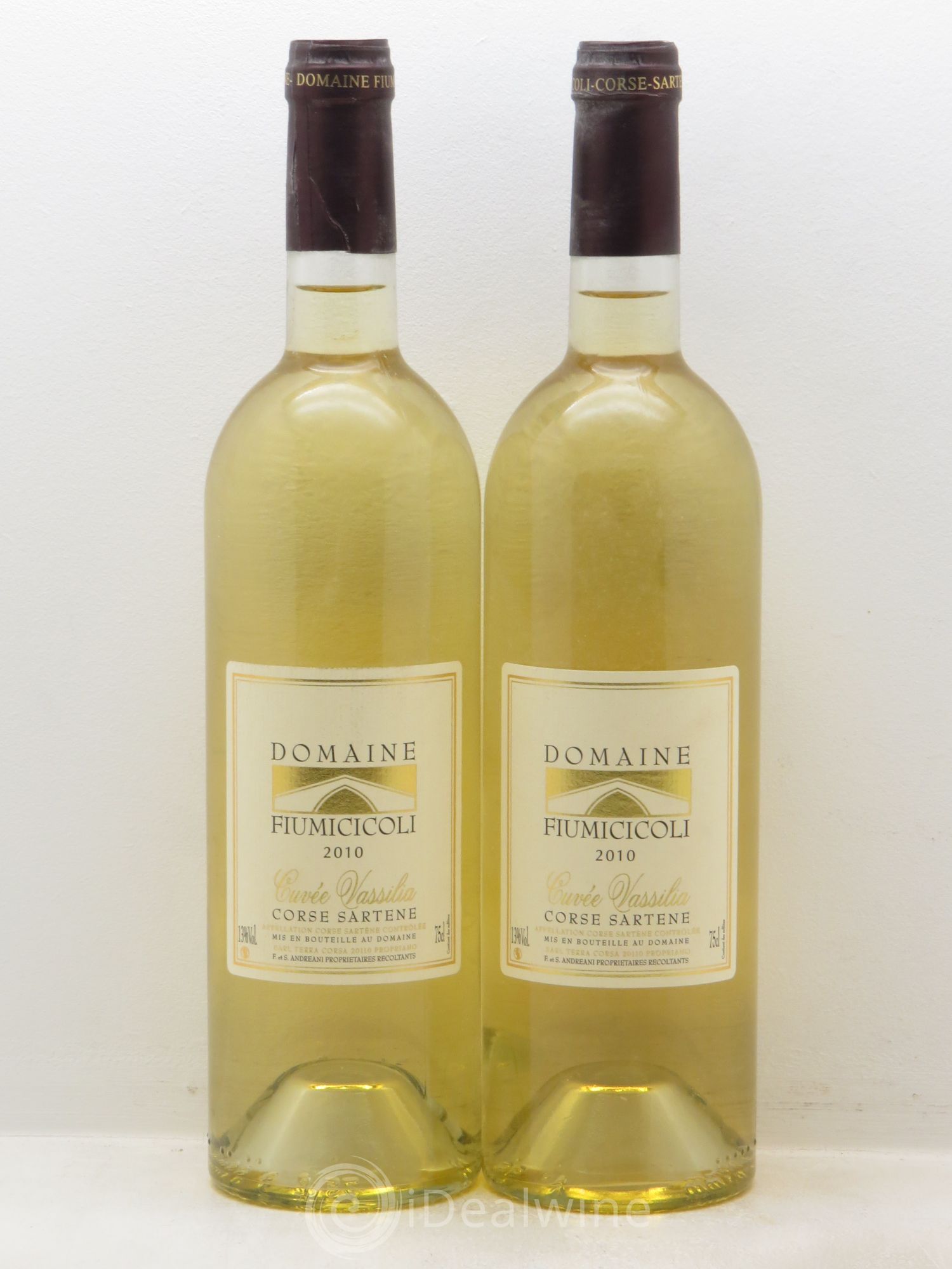 Vin de Corse Fiumicicoli Cuvée Vassilia 2010 - Lotto di 2 bottiglie - 0