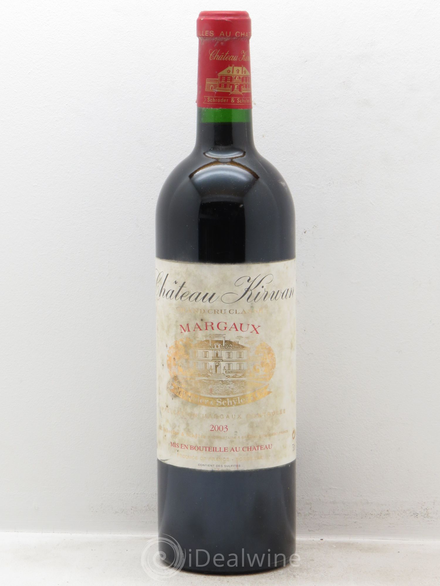 Château Kirwan 3ème Grand Cru Classé 2003 - Lot de 1 bouteille - 0