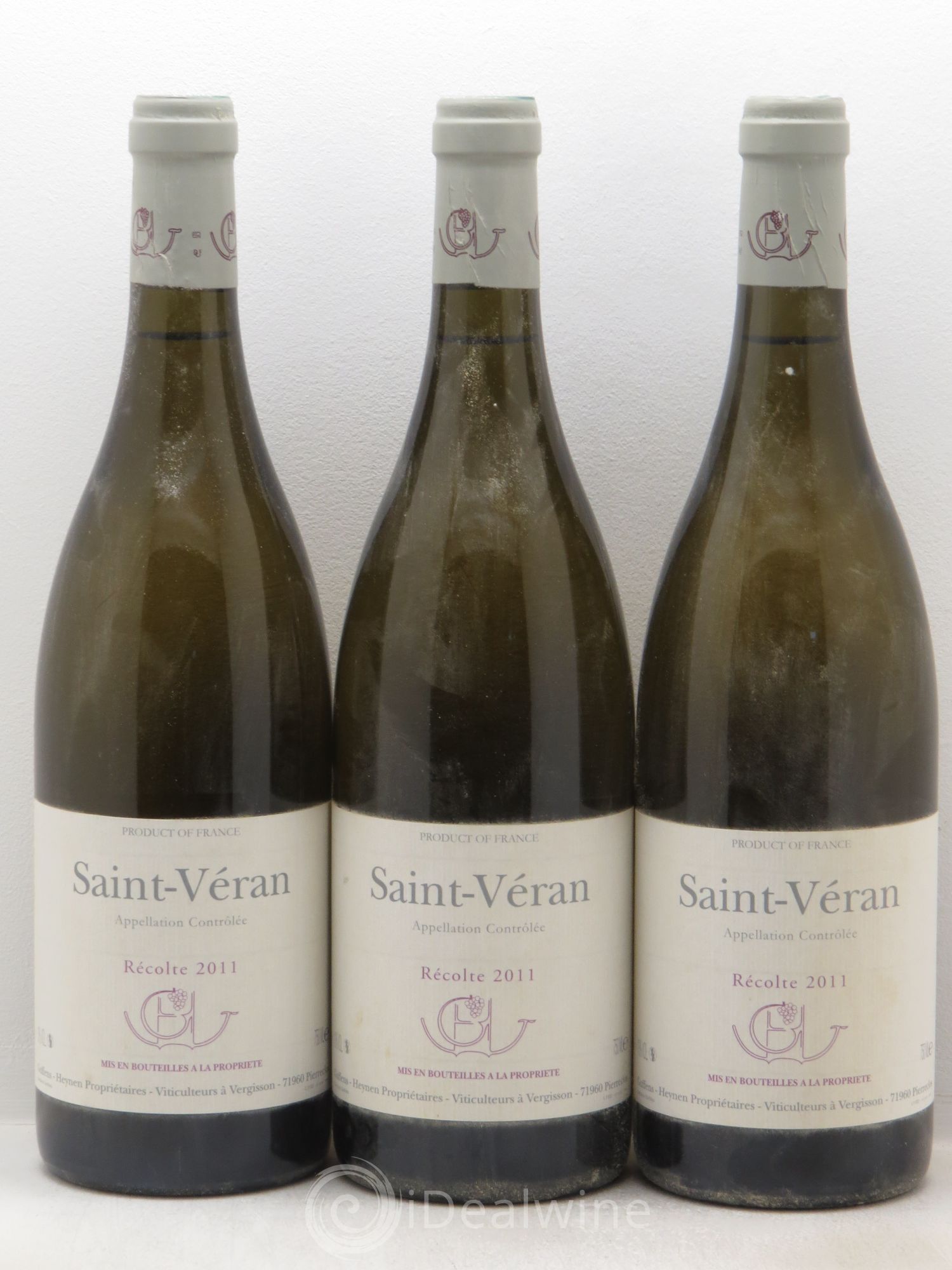 Saint-Véran Guffens-Heynen 2011 - Lot de 3 bouteilles - 0