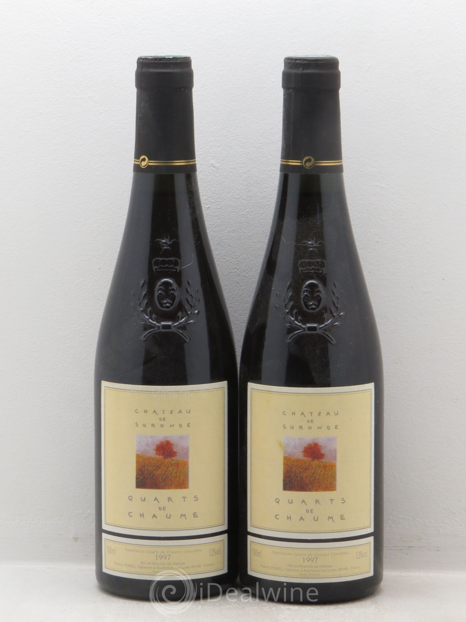 Quarts de Chaume Château de Suronde (50cl) 1997 - Lotto di 2 bottiglie - 0