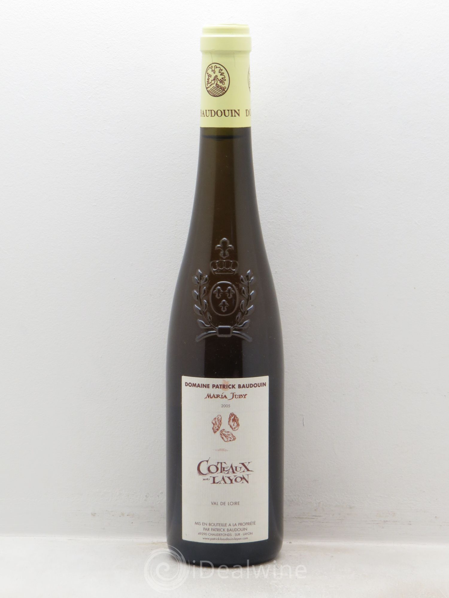Coteaux du Layon Maria Juby Patrick Baudoin (50cl) 2005 - Posten von 1 Flasche - 0