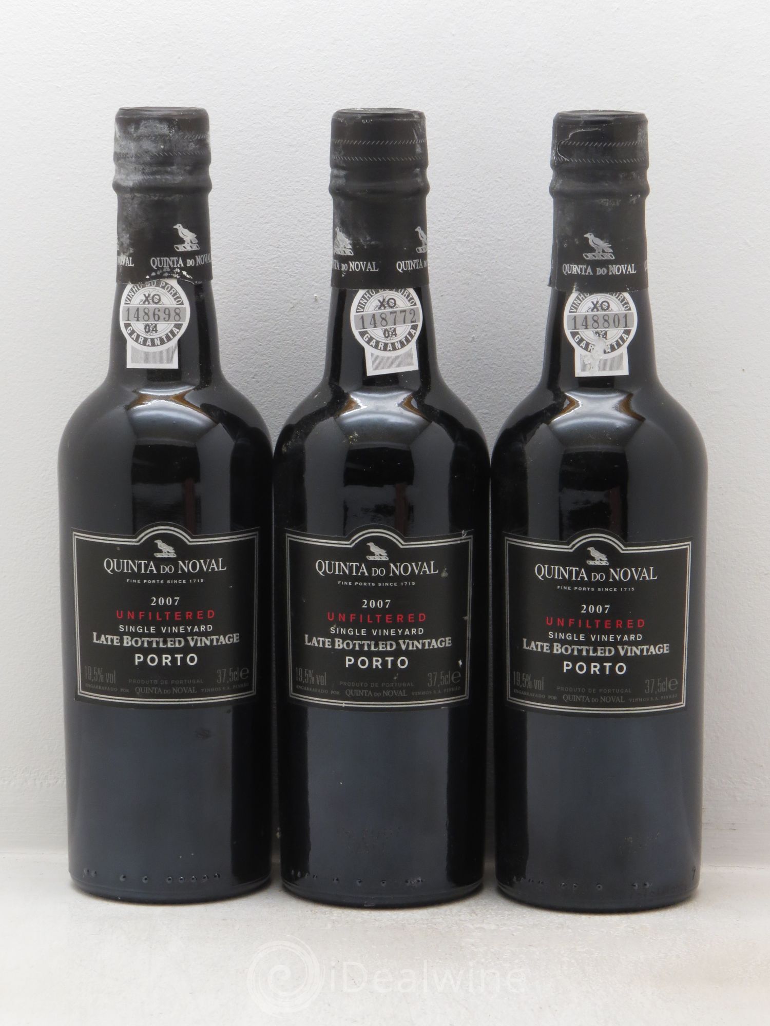 Porto Quinta do Noval Nao Filtrado LBV (sans prix de réserve) 2007 - Posten von 3 Demi-Flaschen - 0