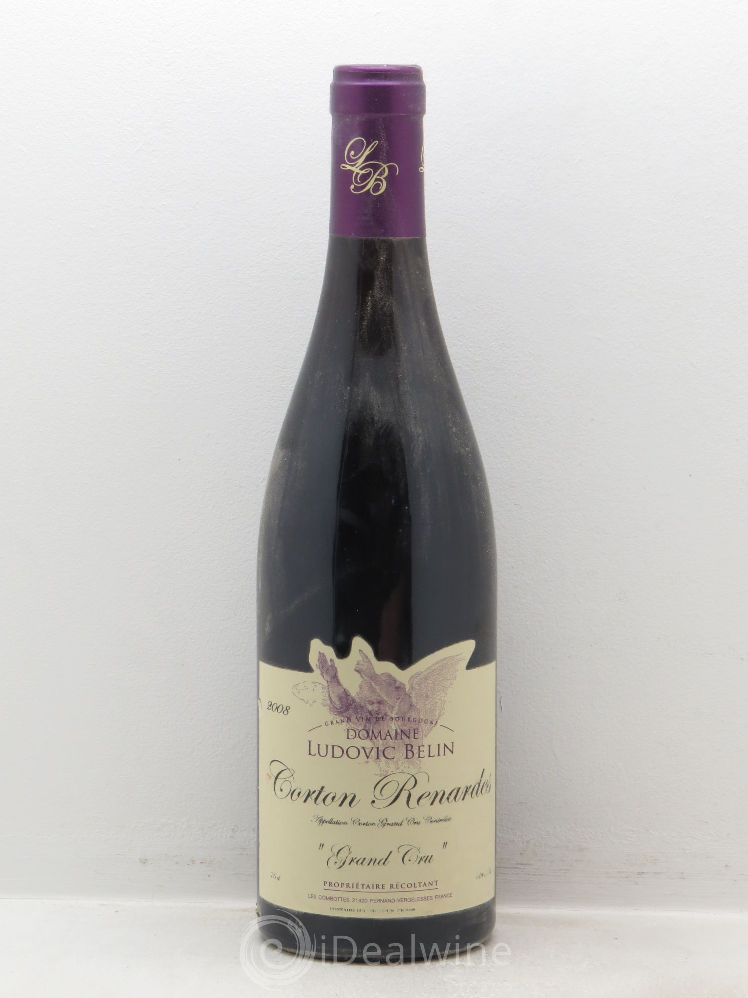Corton Grand Cru Domaine Ludovic Belin 2008 - Posten von 1 Flasche - 0
