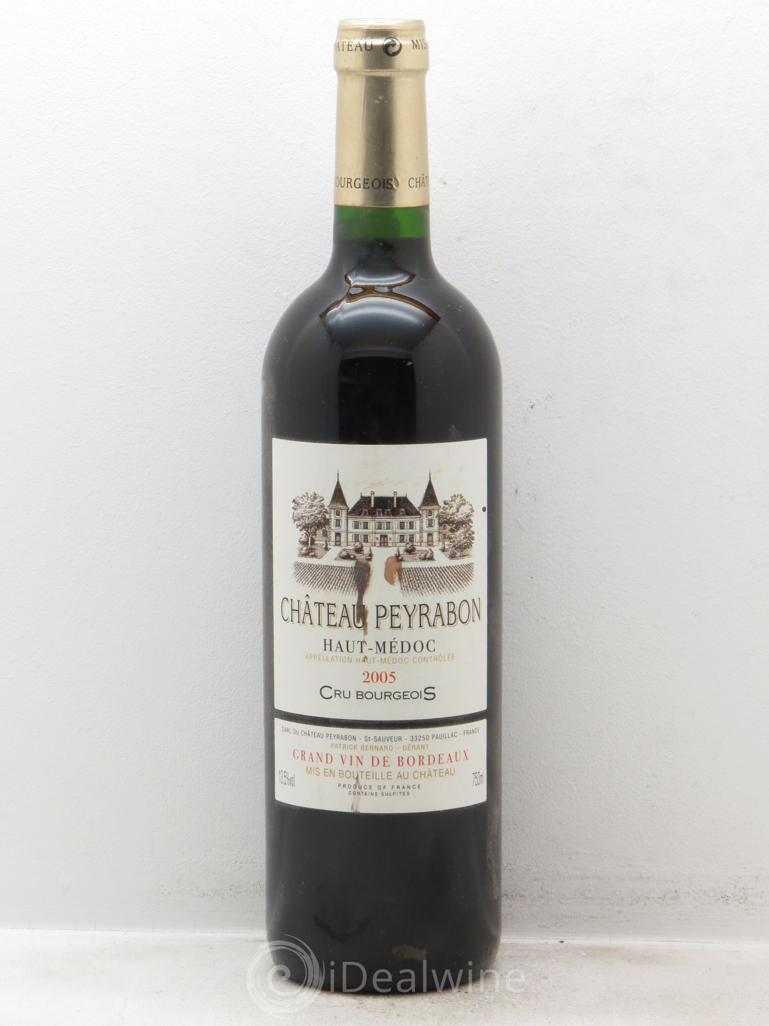 Château Peyrabon Cru Bourgeois 2005 - Lot de 1 bouteille - 0