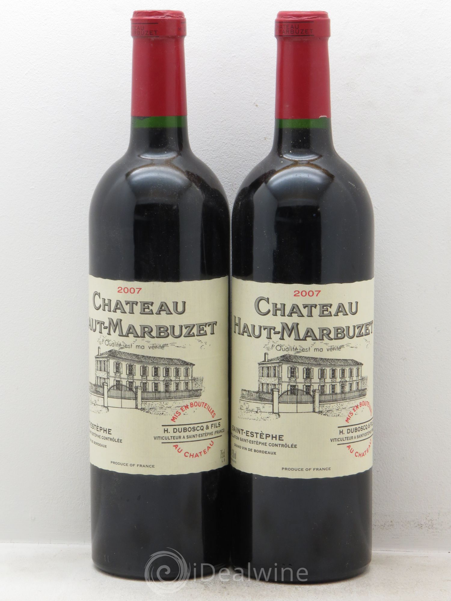 Château Haut Marbuzet 2007 - Lot de 2 bouteilles - 0