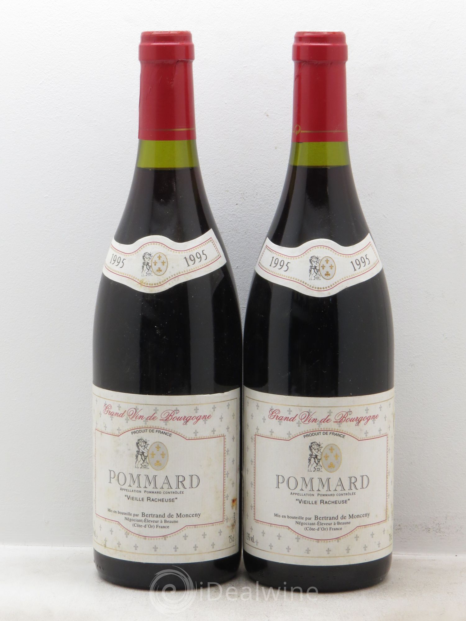Pommard Vieille Rocheuse B de Monceny 1995 - Lot de 2 bouteilles - 0