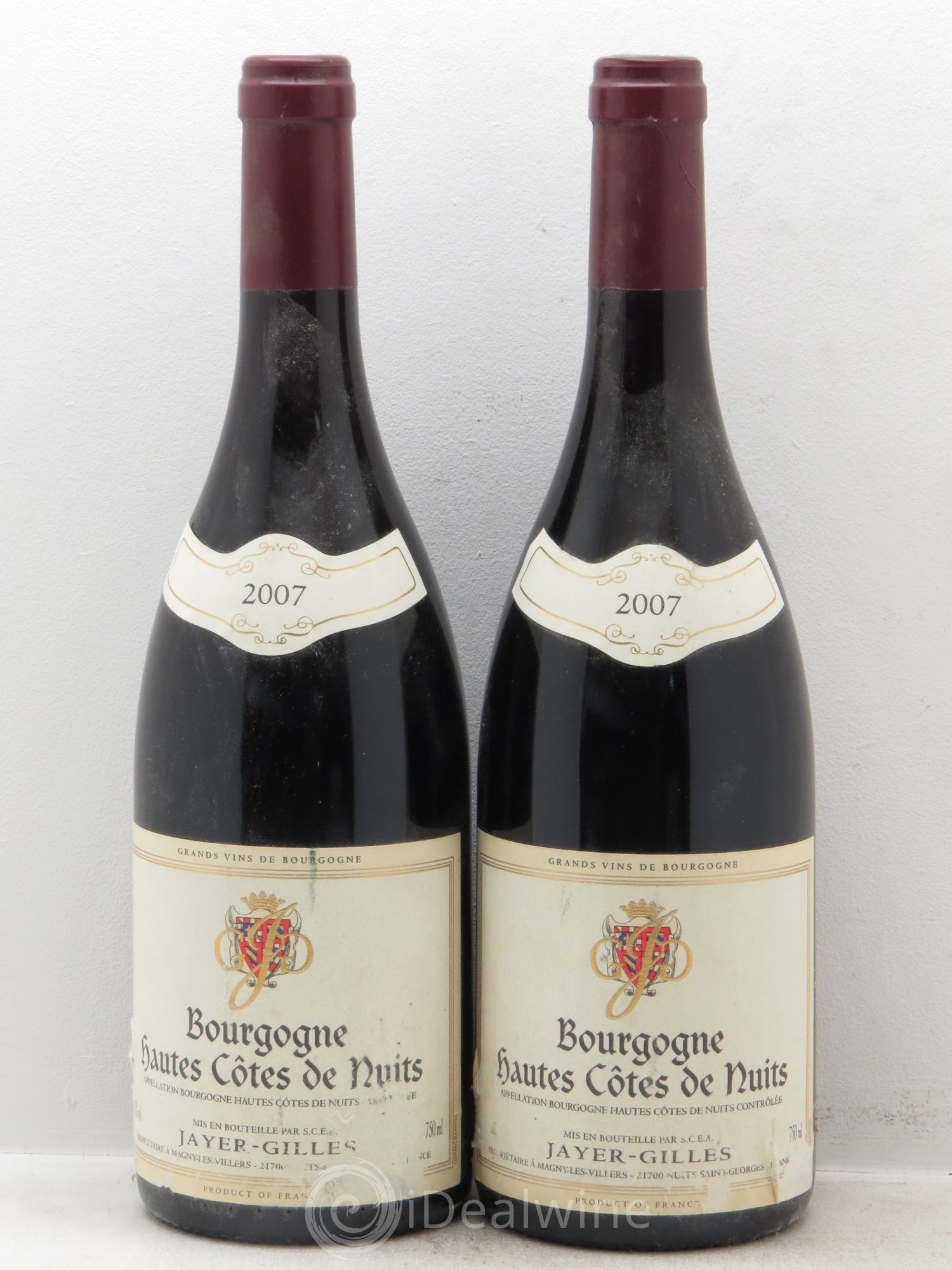 Hautes-Côtes de Nuits Jayer-Gilles 2007 - Posten von 2 Flaschen - 0