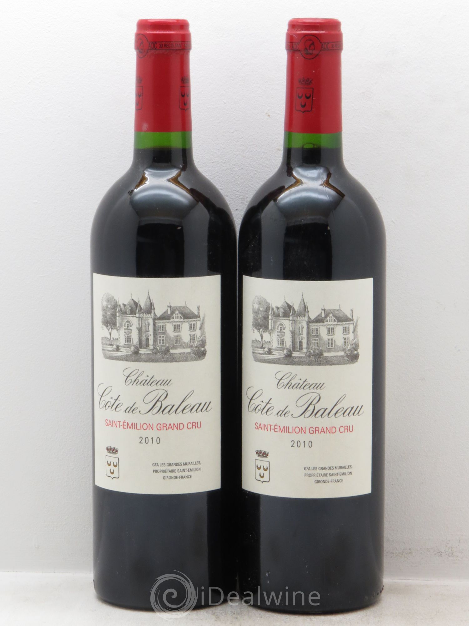 Saint-Émilion Côte de Baleau 2010 - Lot de 2 bouteilles - 0