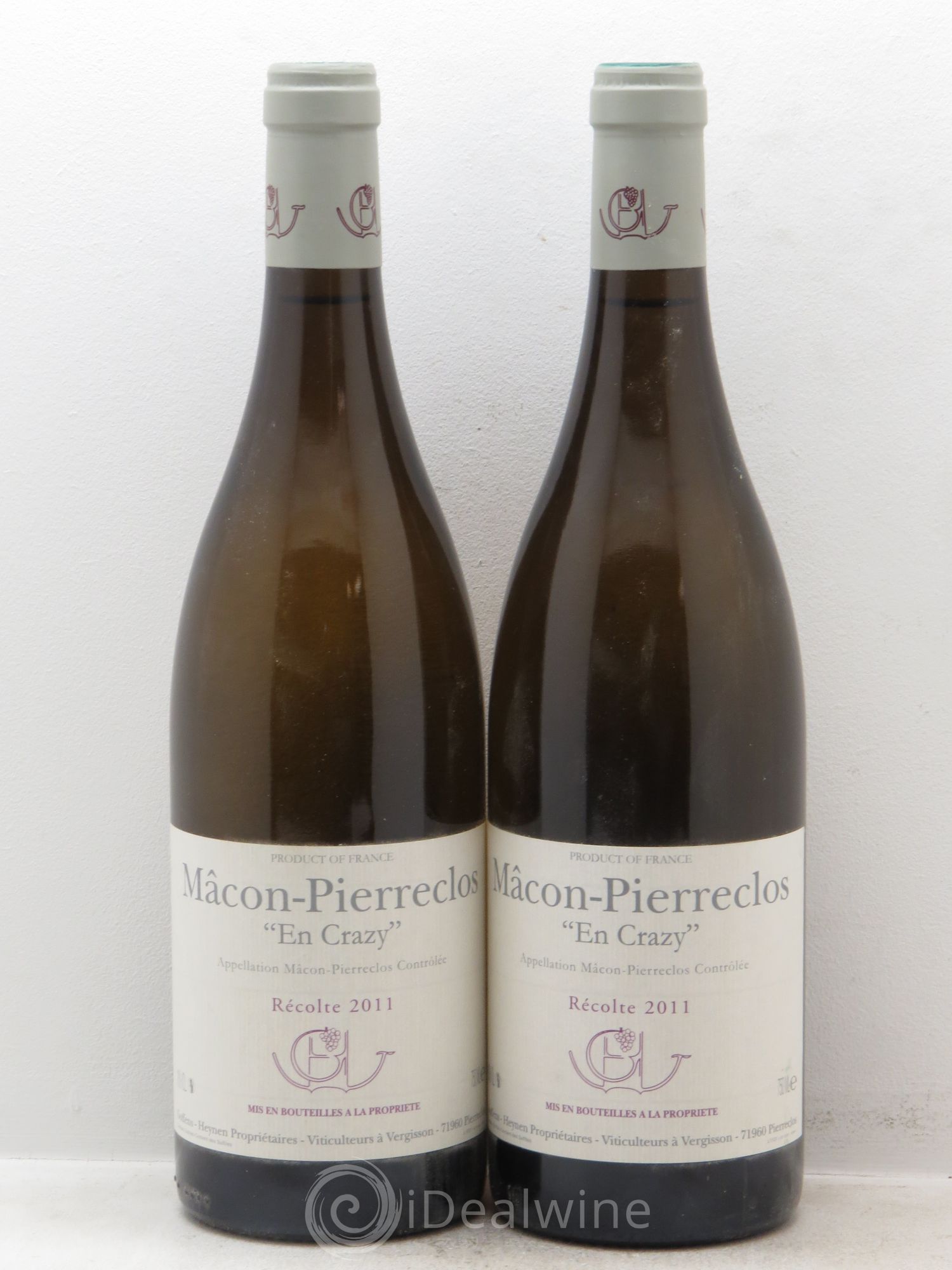 Mâcon Pierreclos En Crazy Guffens-Heynen 2011 - Posten von 2 Flaschen - 0