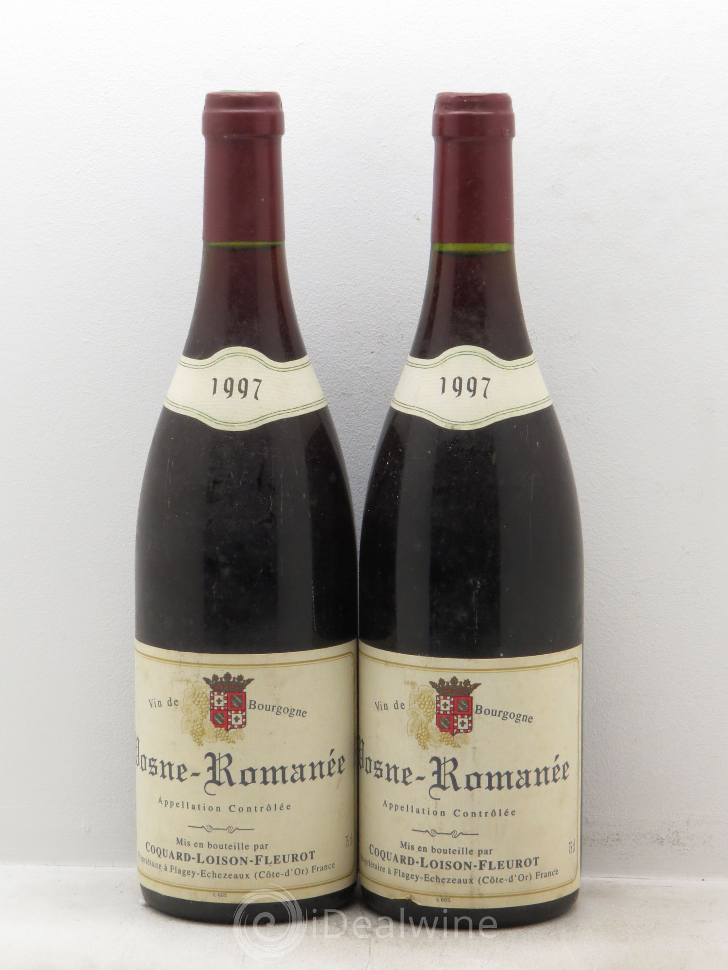 Vosne-Romanée Coquard Loison Fleurot 1997 - Lot de 2 bouteilles - 0