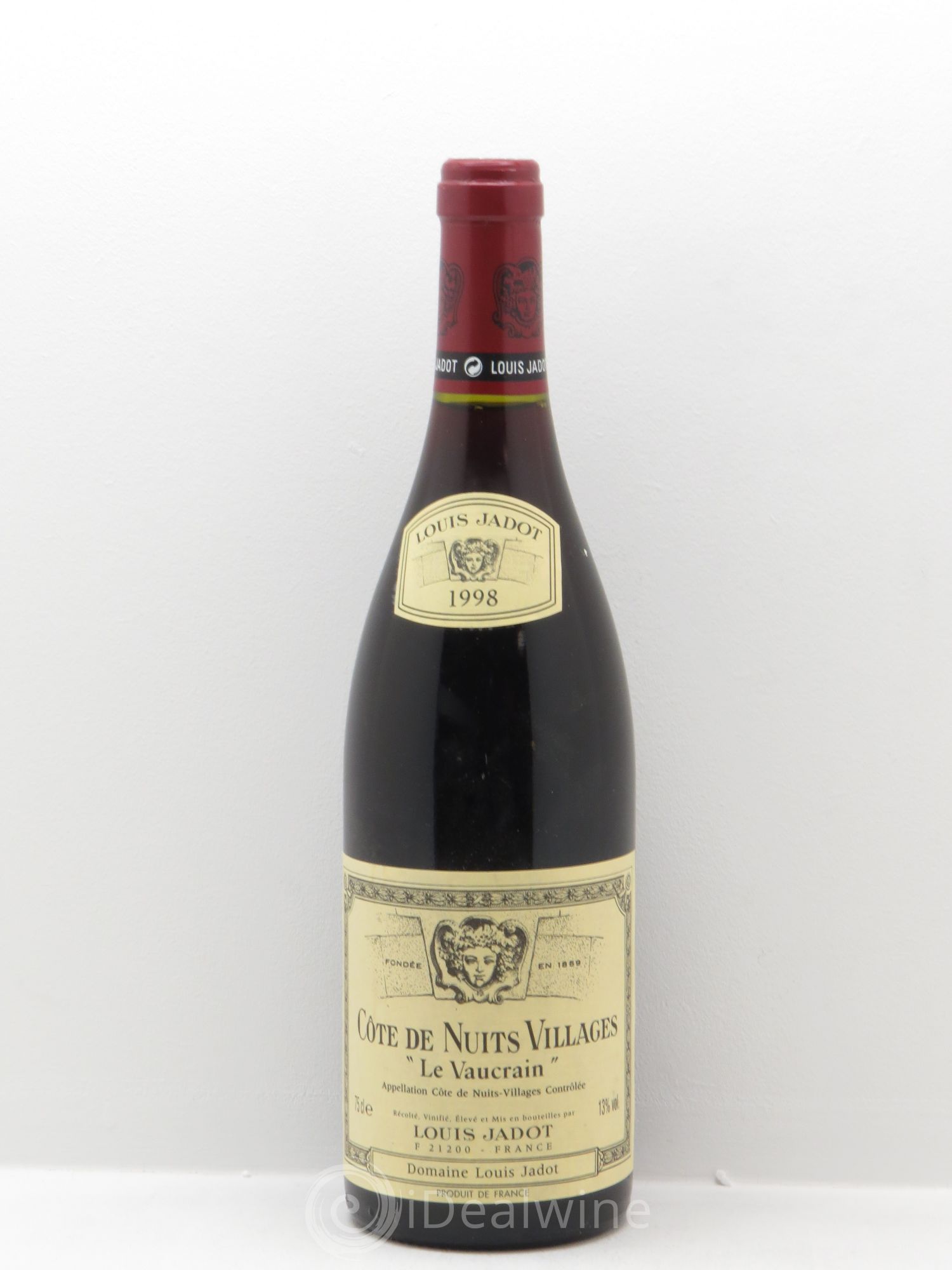 Côte de Nuits-Villages "Le Vaucrain" L.Jadot 1998 - Posten von 1 Flasche - 0