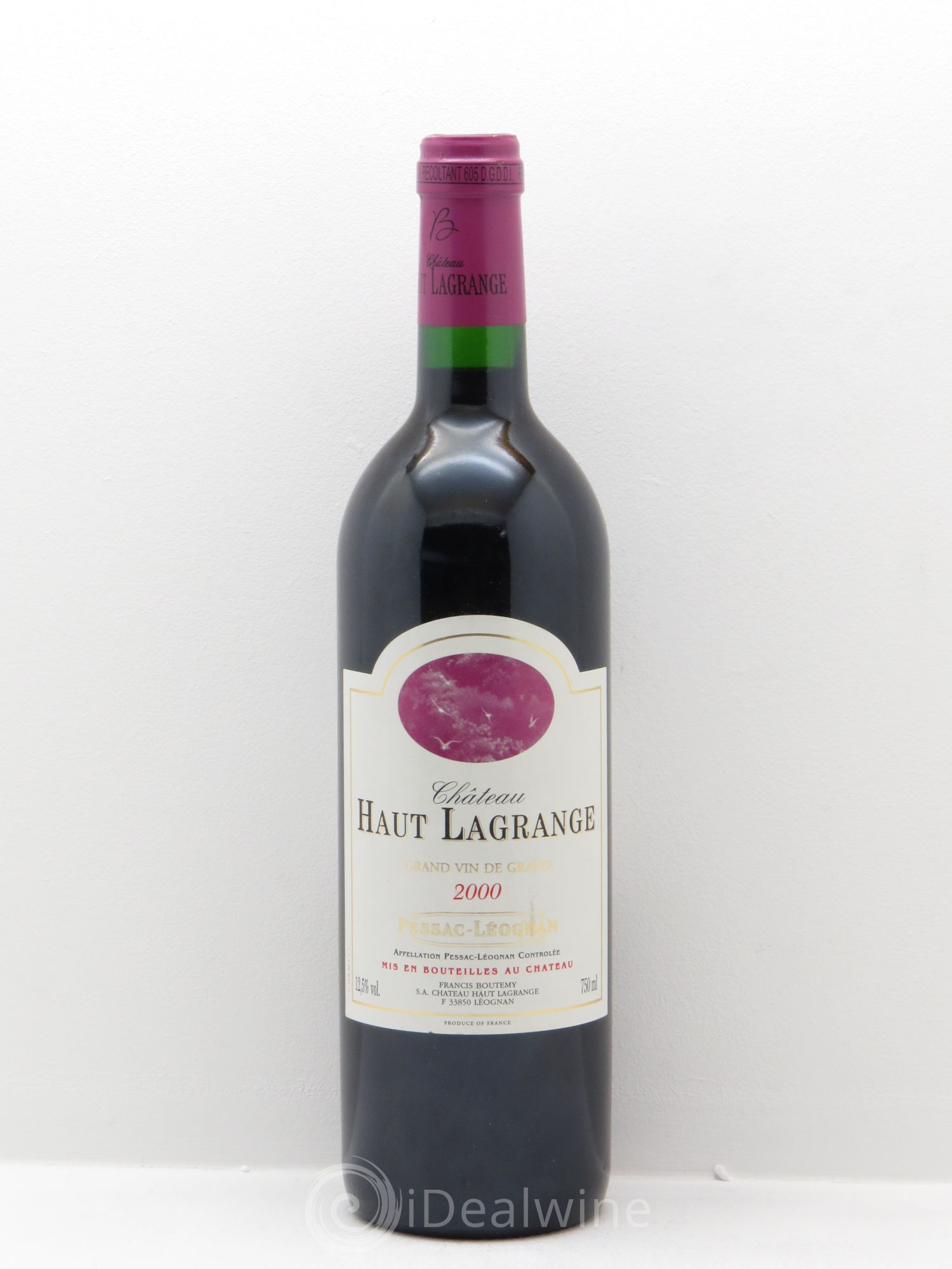 Pessac-Léognan Haut Lagrange 2000 - Lot de 1 bouteille - 0