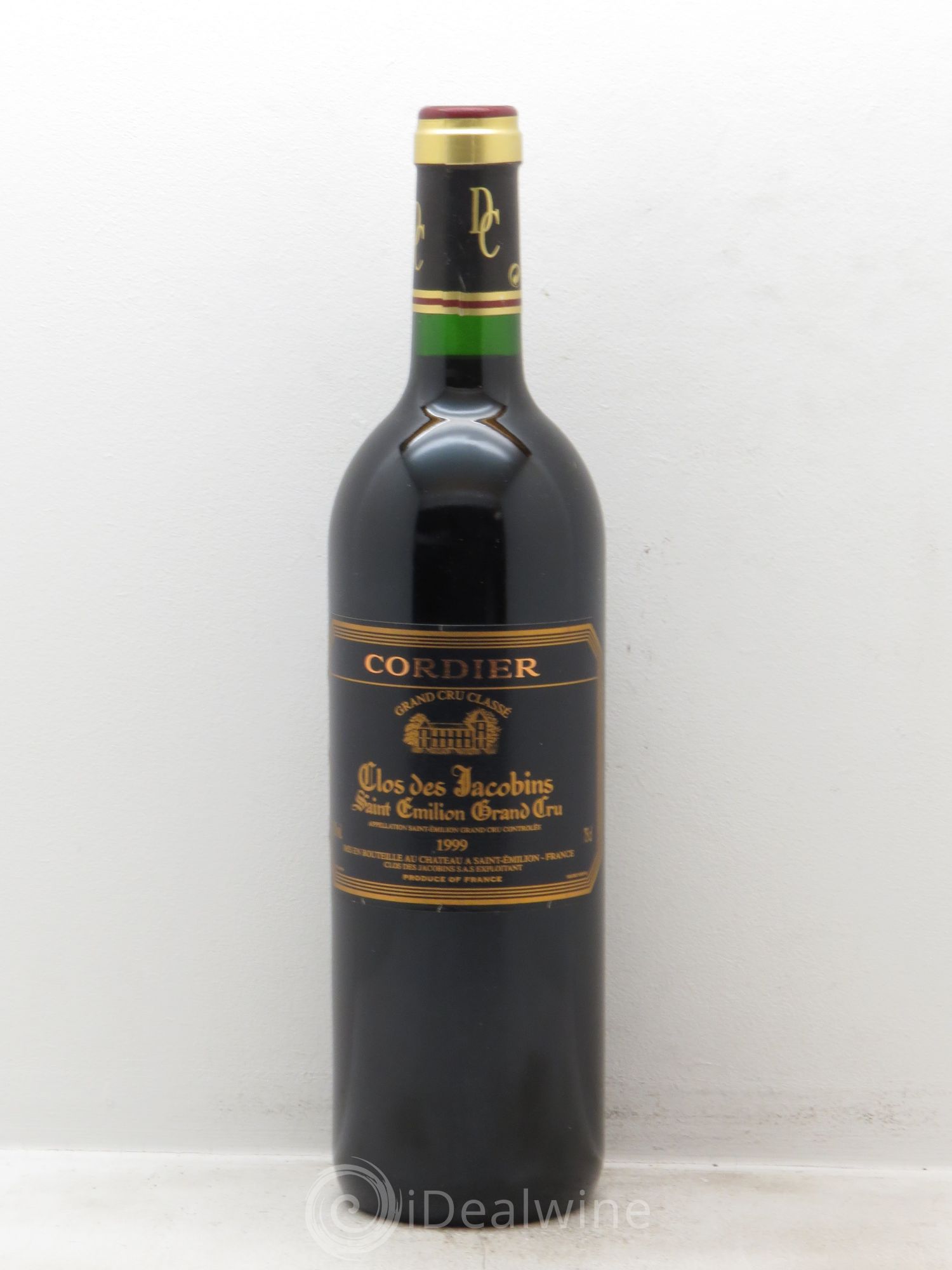 Château Clos des Jacobins Grand Cru Classé 1999 - Lot de 1 bouteille - 0