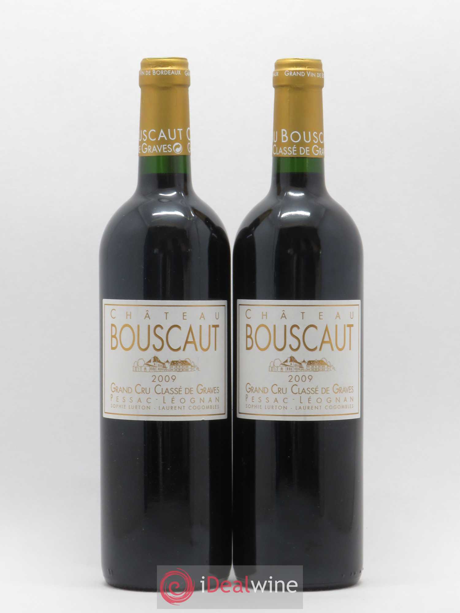 Château Bouscaut Cru Classé de Graves 2009 - Lot de 2 bouteilles - 0