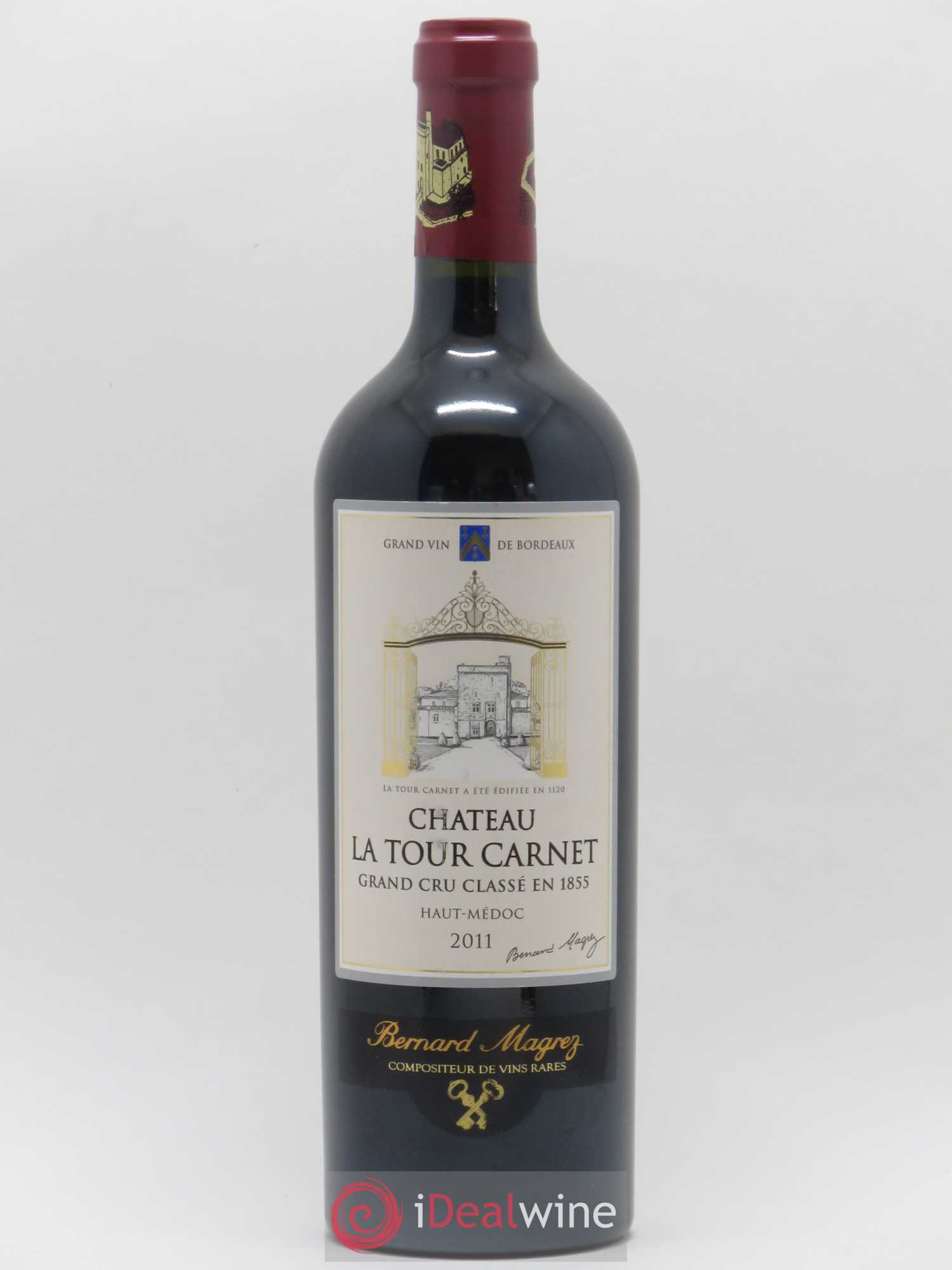 Château la Tour Carnet 4ème Grand Cru Classé 2011 - Lot de 1 bouteille - 0