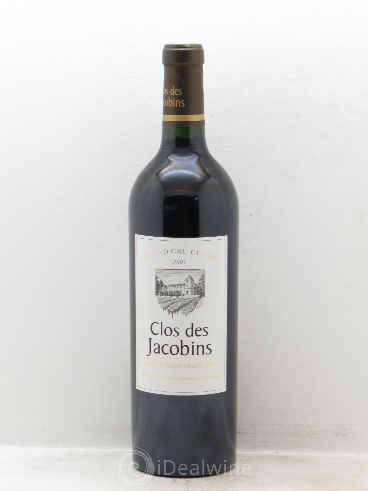 Château Clos des Jacobins Grand Cru Classé 2007 - Lot de 1 bouteille - 0