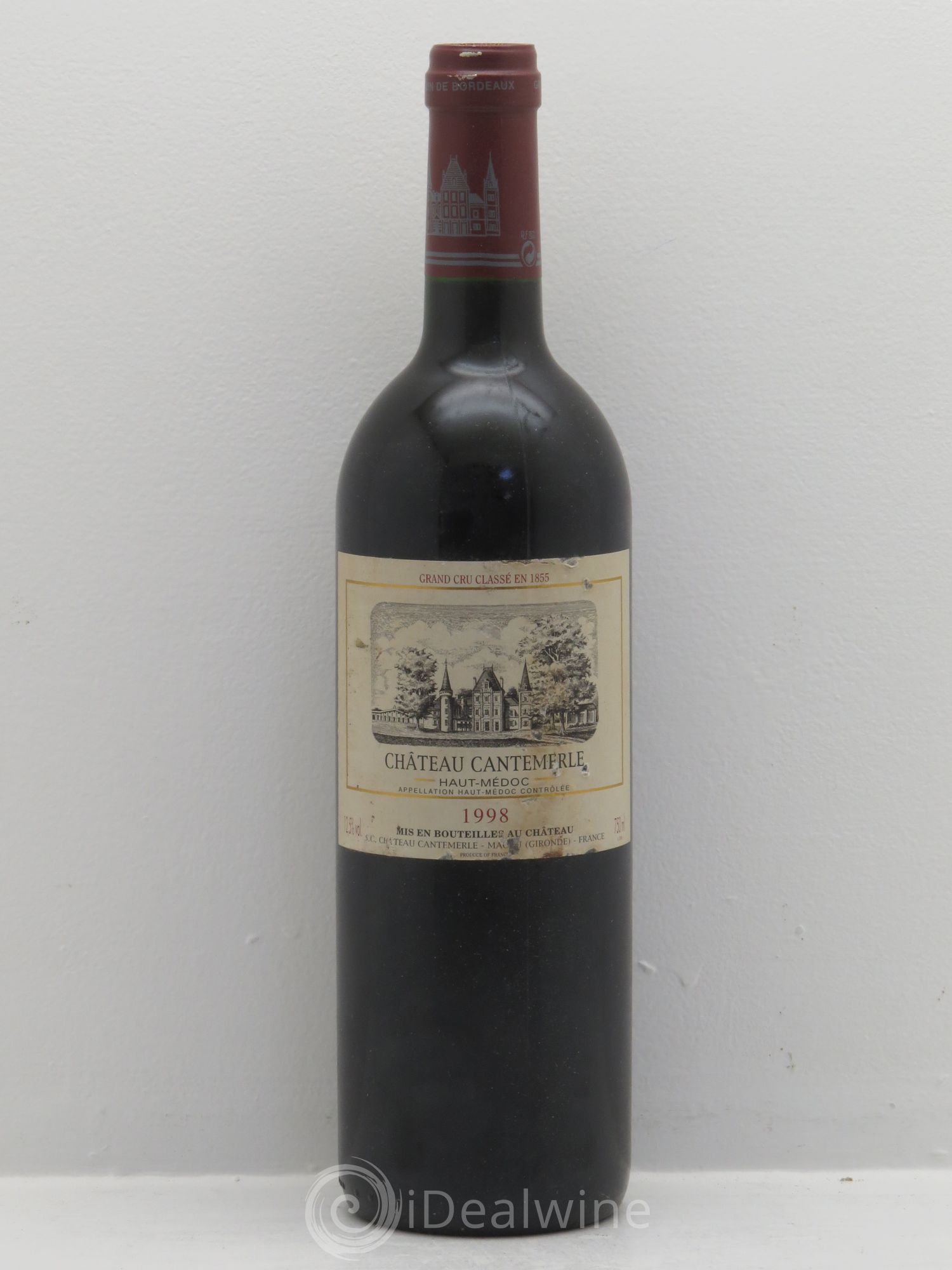 Château Cantemerle 5ème Grand Cru Classé 1998 - Lot de 6 bouteilles - 0