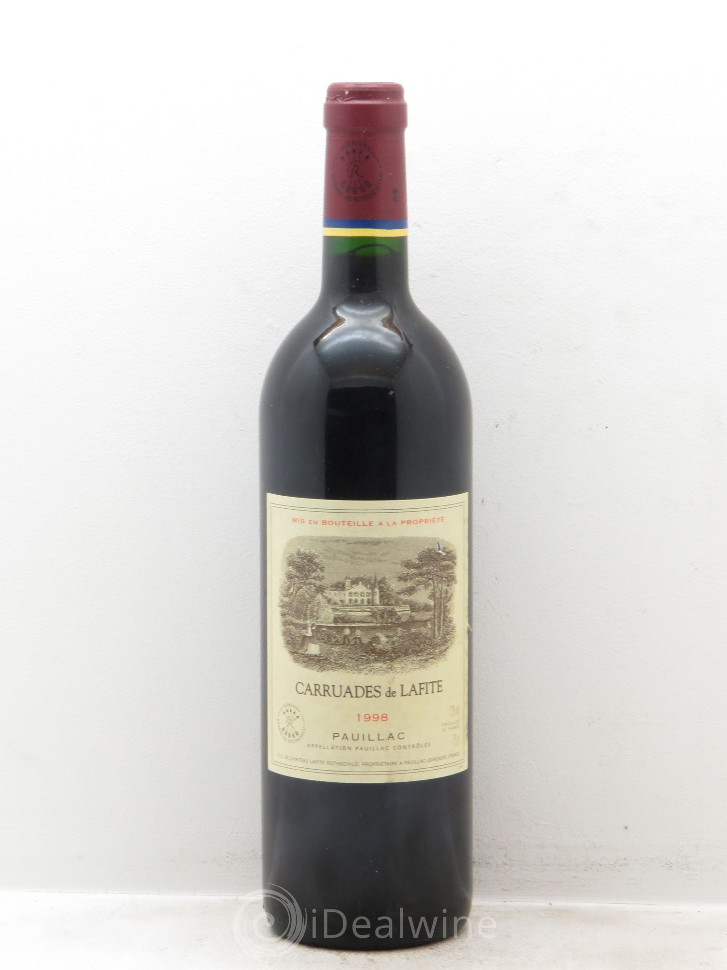 Carruades de Lafite Rothschild Second Vin 1998 - Lot de 6 bouteilles - 0