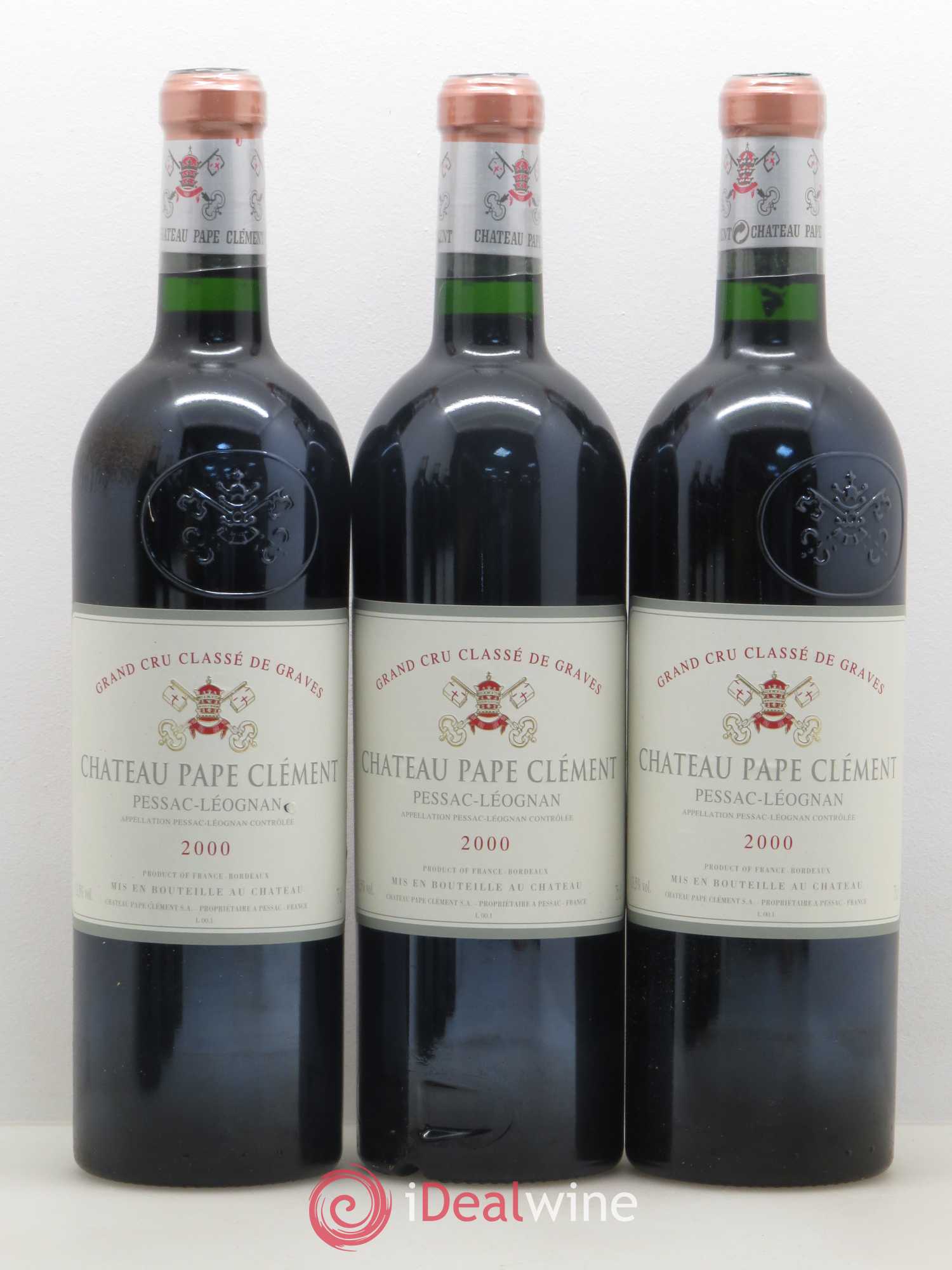 Château Pape Clément Cru Classé de Graves 2000 - Lot de 6 bouteilles - 2