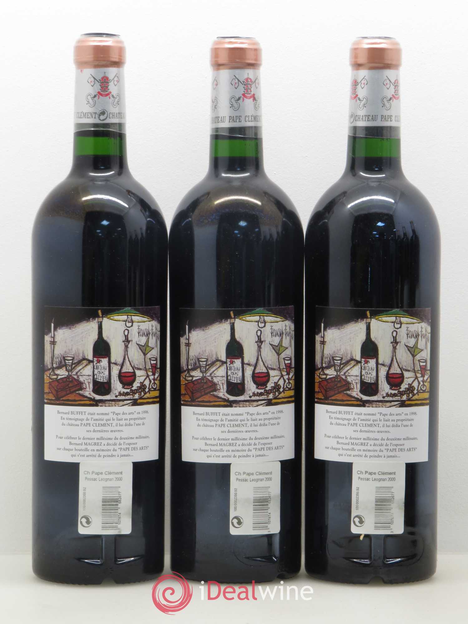 Château Pape Clément Cru Classé de Graves 2000 - Lot de 6 bouteilles - 4