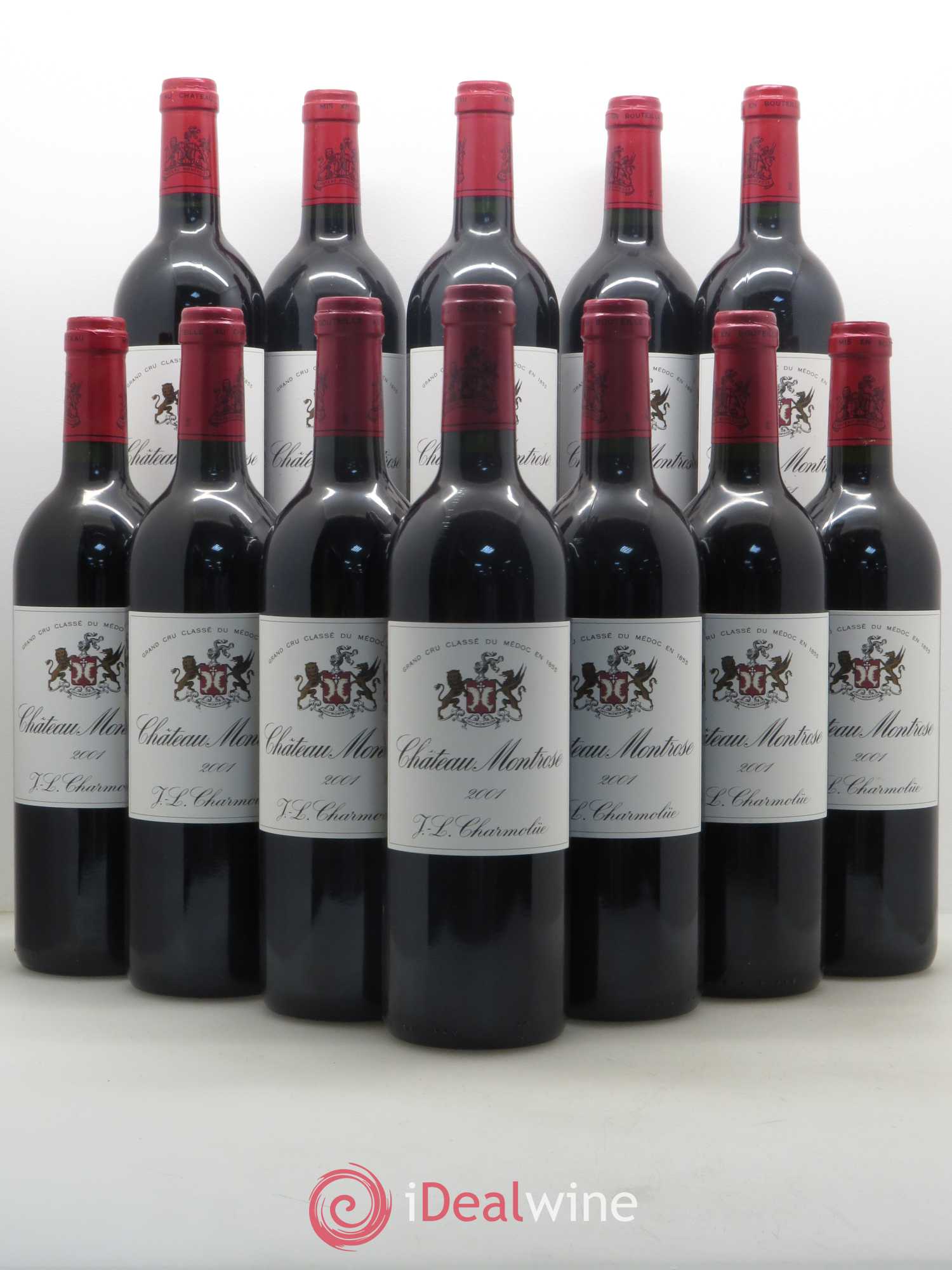 Château Montrose 2ème Grand Cru Classé 2001 - Lot de 12 bouteilles - 0