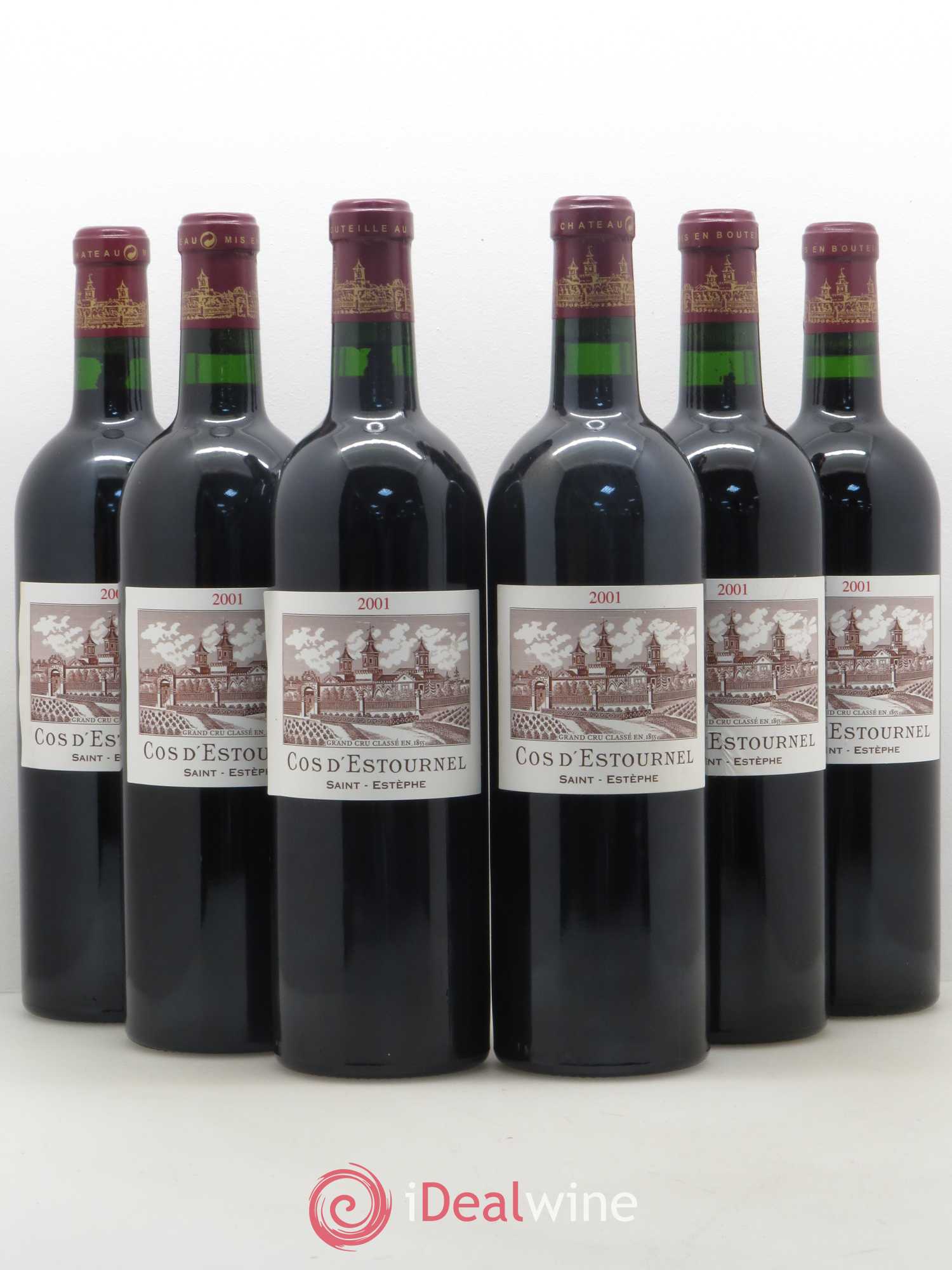 Cos d'Estournel 2ème Grand Cru Classé 2001 - Lot de 6 bouteilles - 0