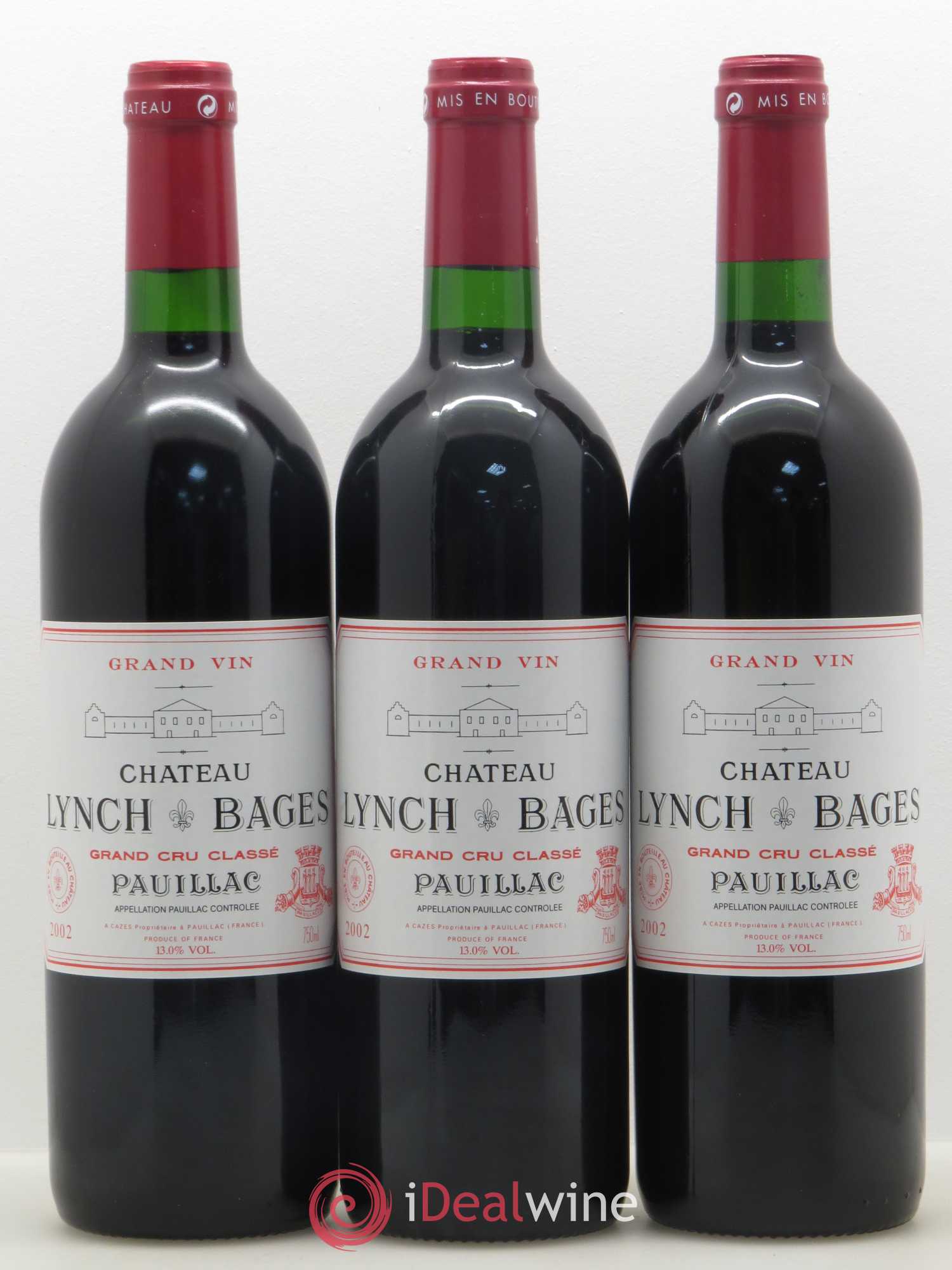 Château Lynch Bages 5ème Grand Cru Classé 2002 - Lotto di 12 bottiglie - 4