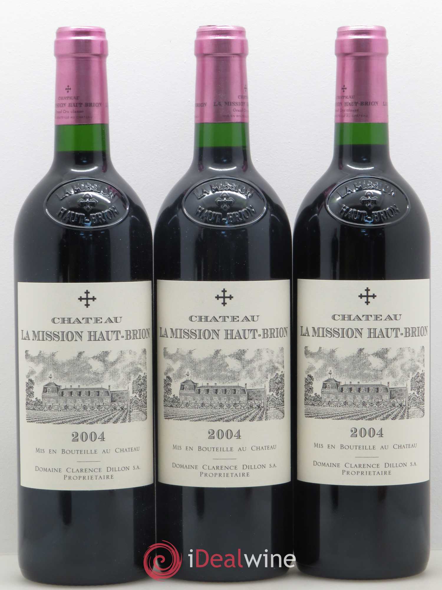 Château la Mission Haut-Brion Cru Classé de Graves 2004 - Lot de 12 bouteilles - 1